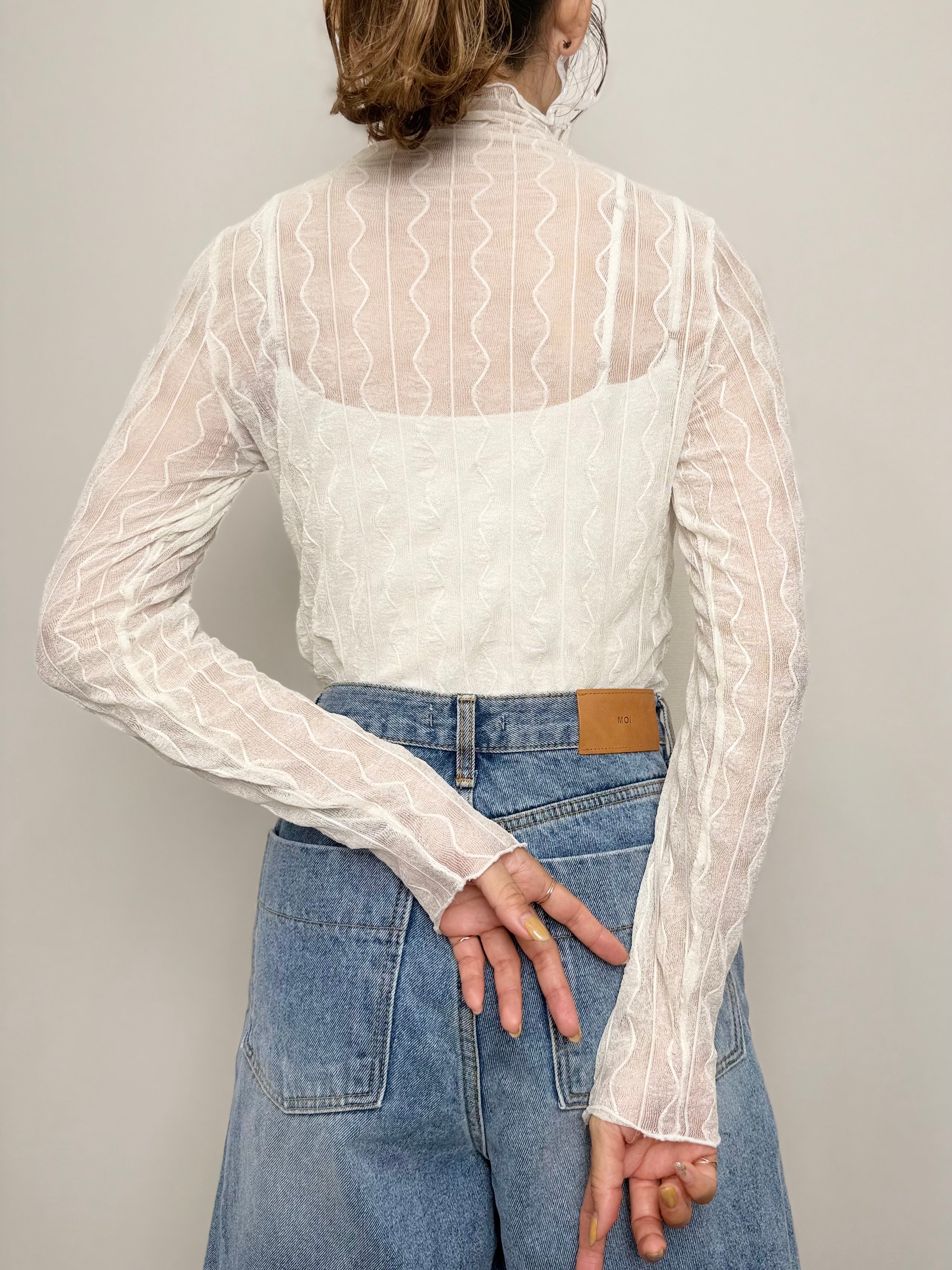 WAVE SHEER TOP
