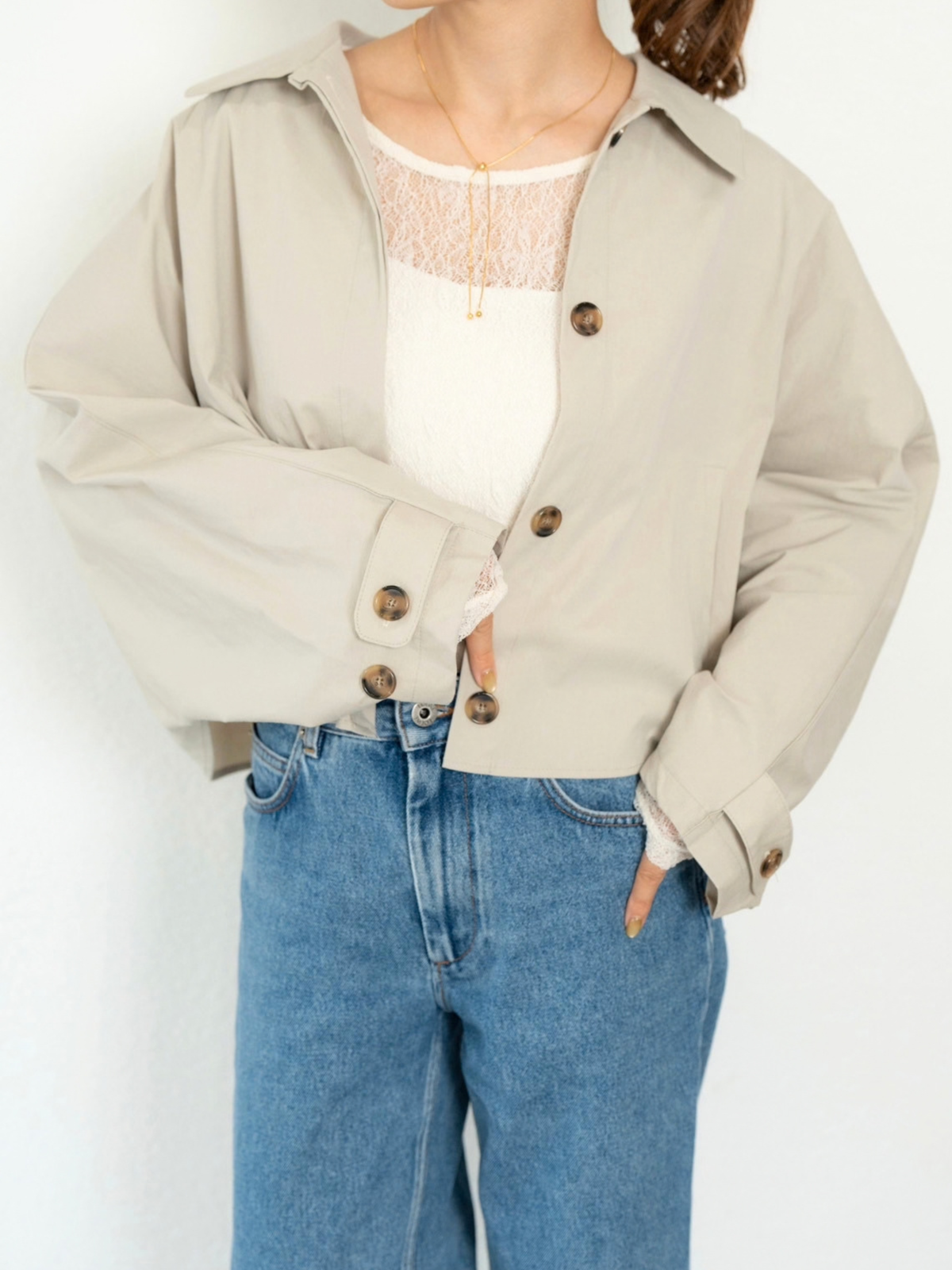 SHORT TRENCH COAT【9/25(金)〜 販売】