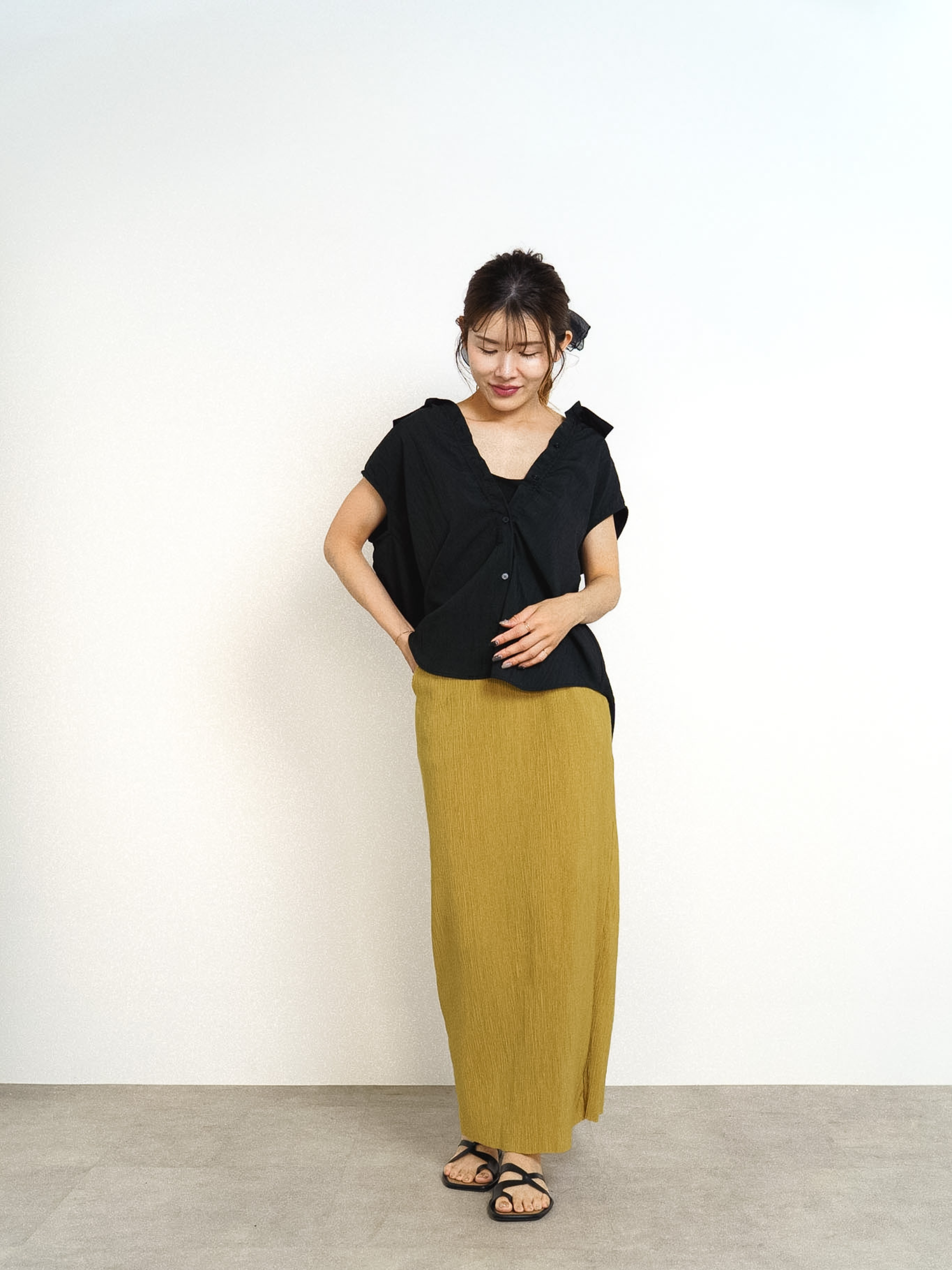 DRAWSTRING BLOUSE