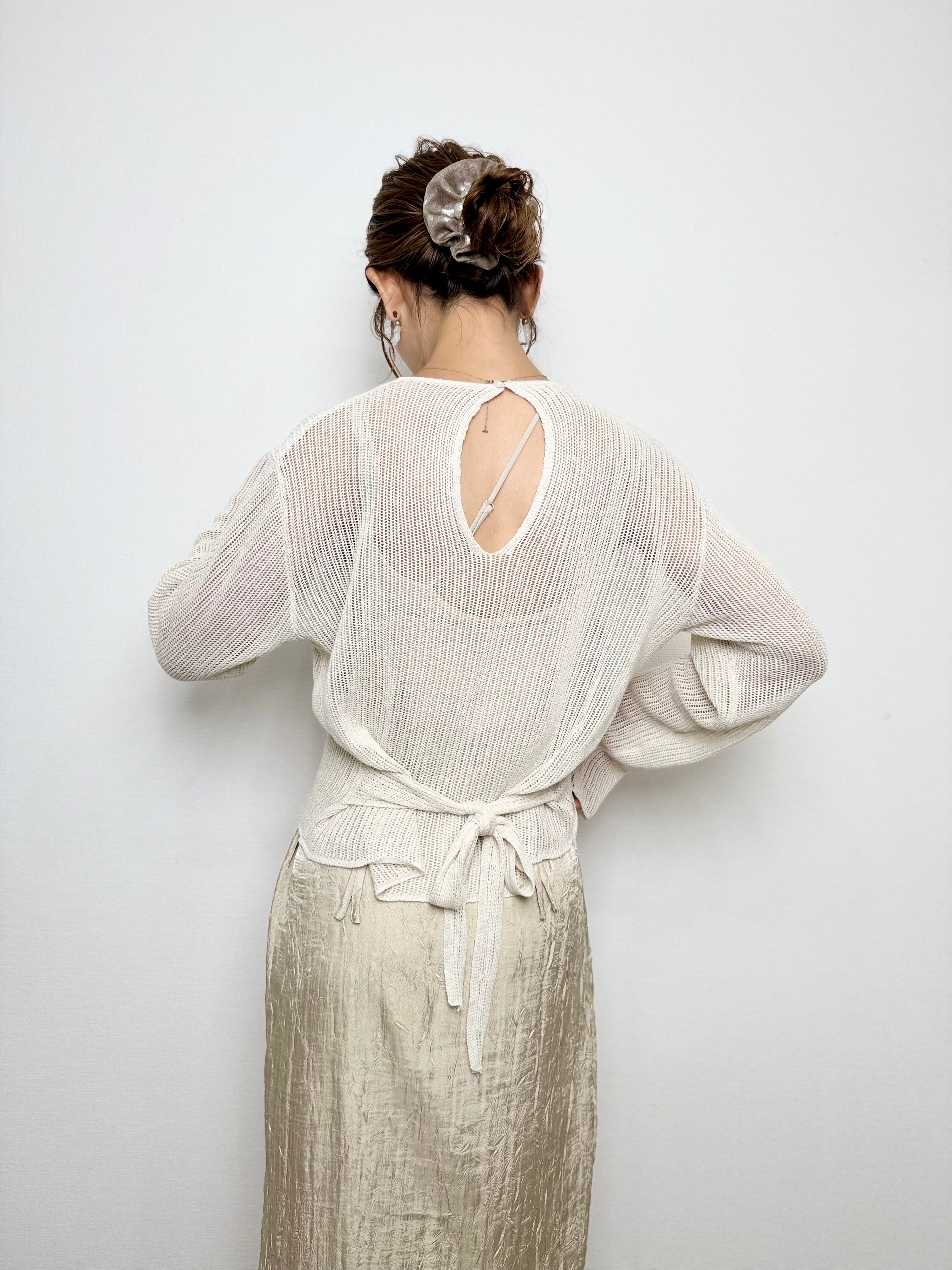 3WAY LAYERED SHEER KNIT