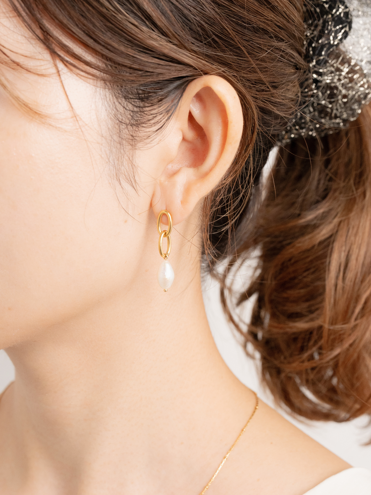 CHAIN PEARL PIERCE【9/18(金)〜 販売】