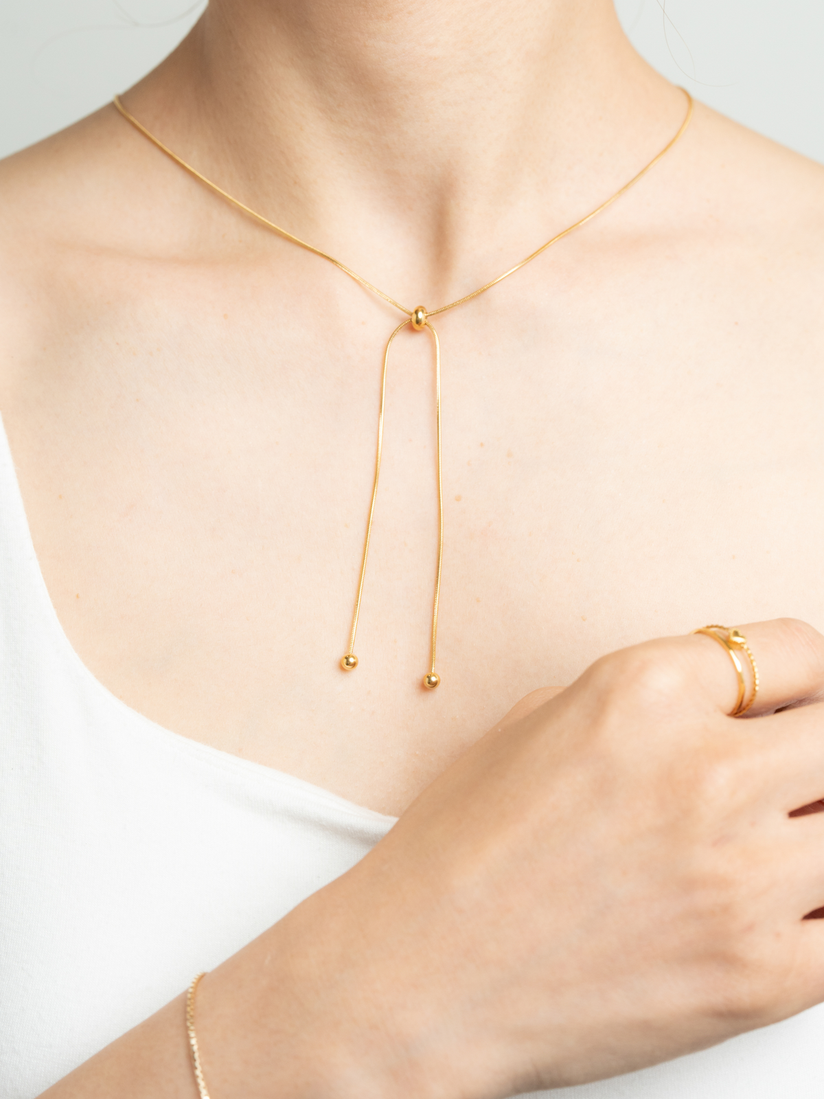 SLIDE BALL NECKLACE【9/18(金)〜 販売】
