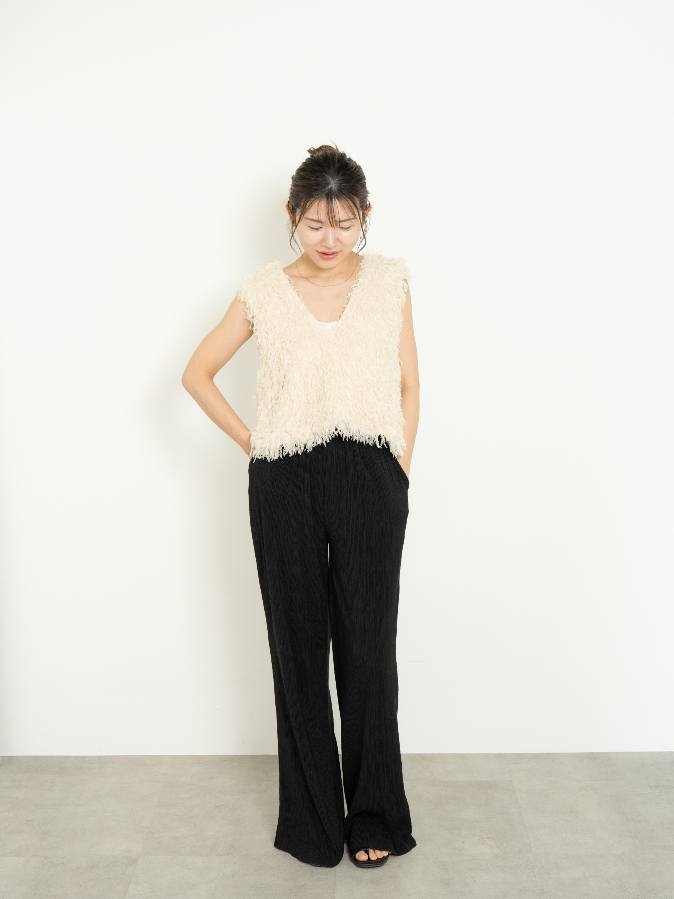 2WAY FRINGE VEST