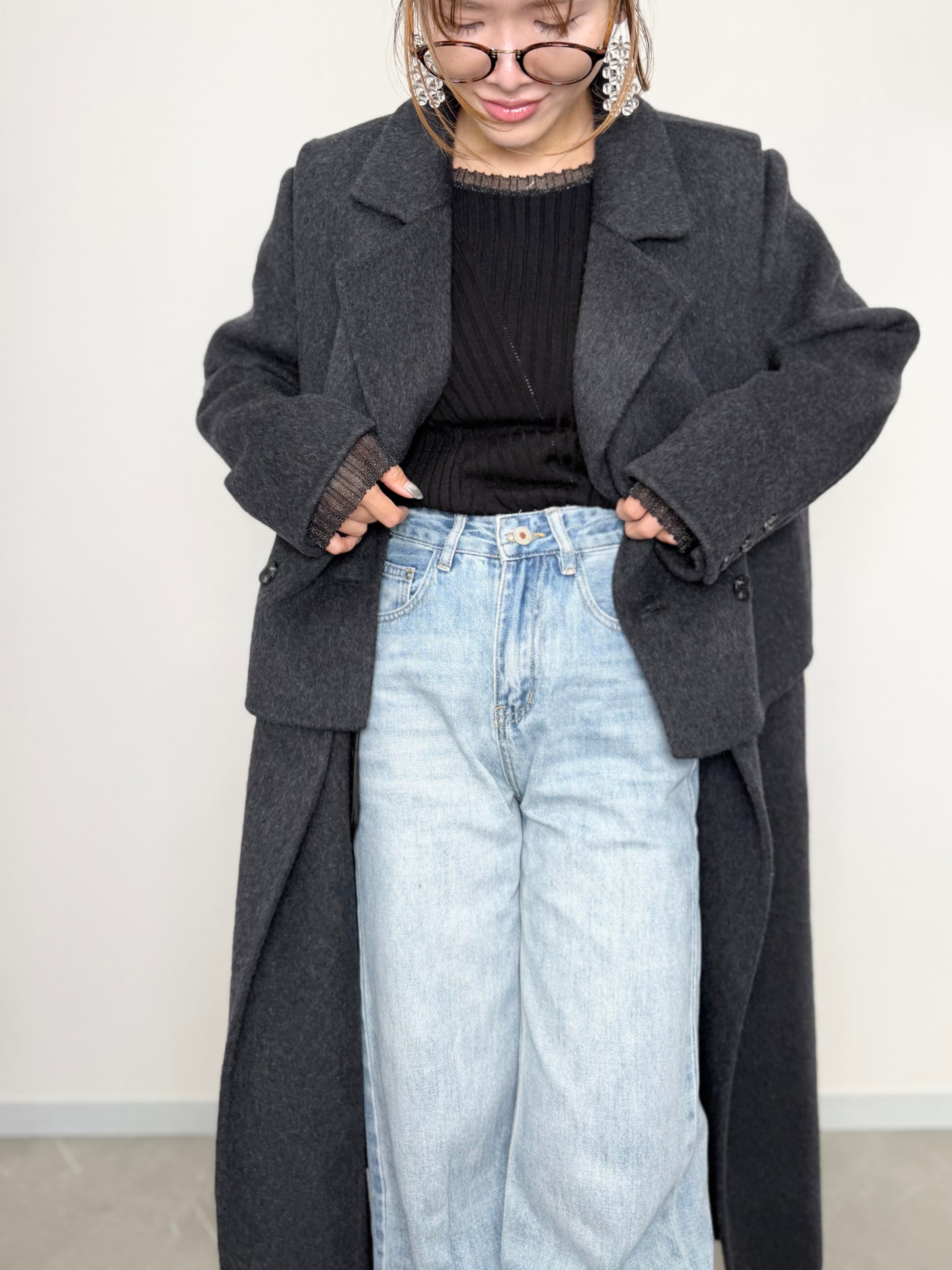 VEST DOCKING WOOL COAT