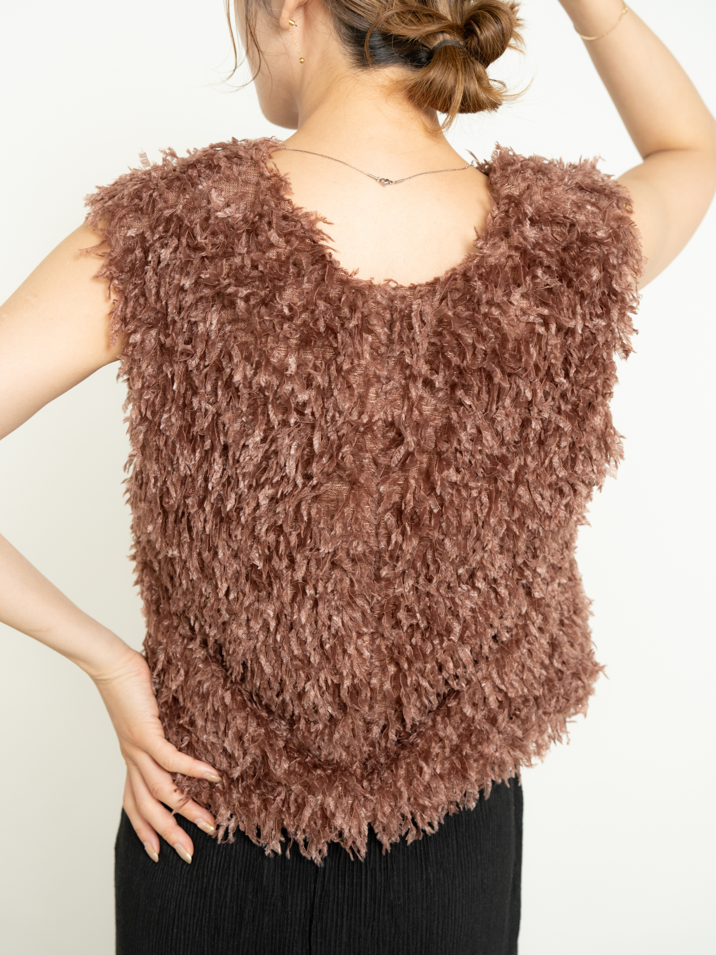 2WAY FRINGE VEST