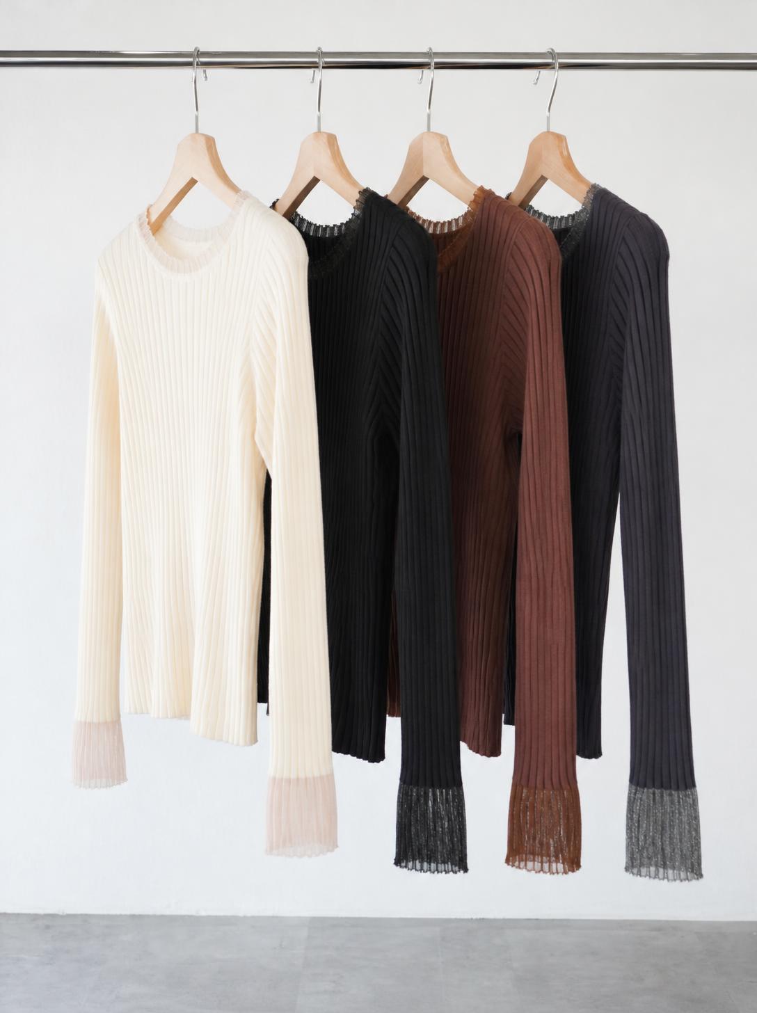 DOCKING RIB KNIT【10/16(金) 20:00〜 再販】