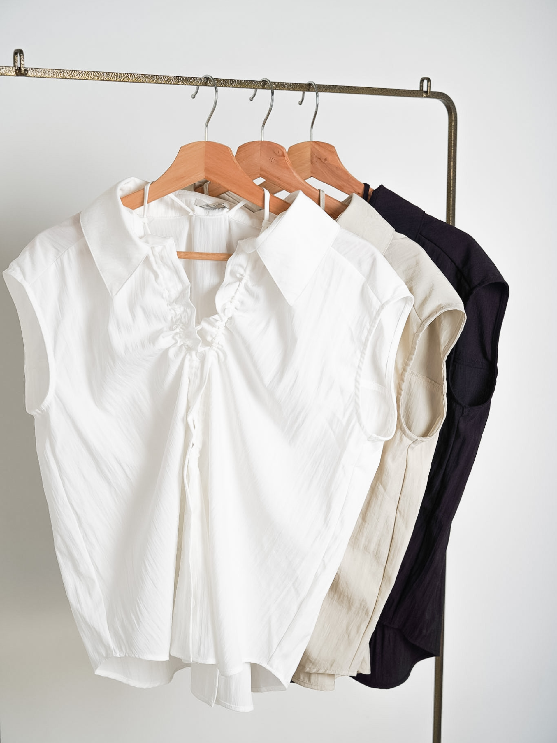 DRAWSTRING BLOUSE