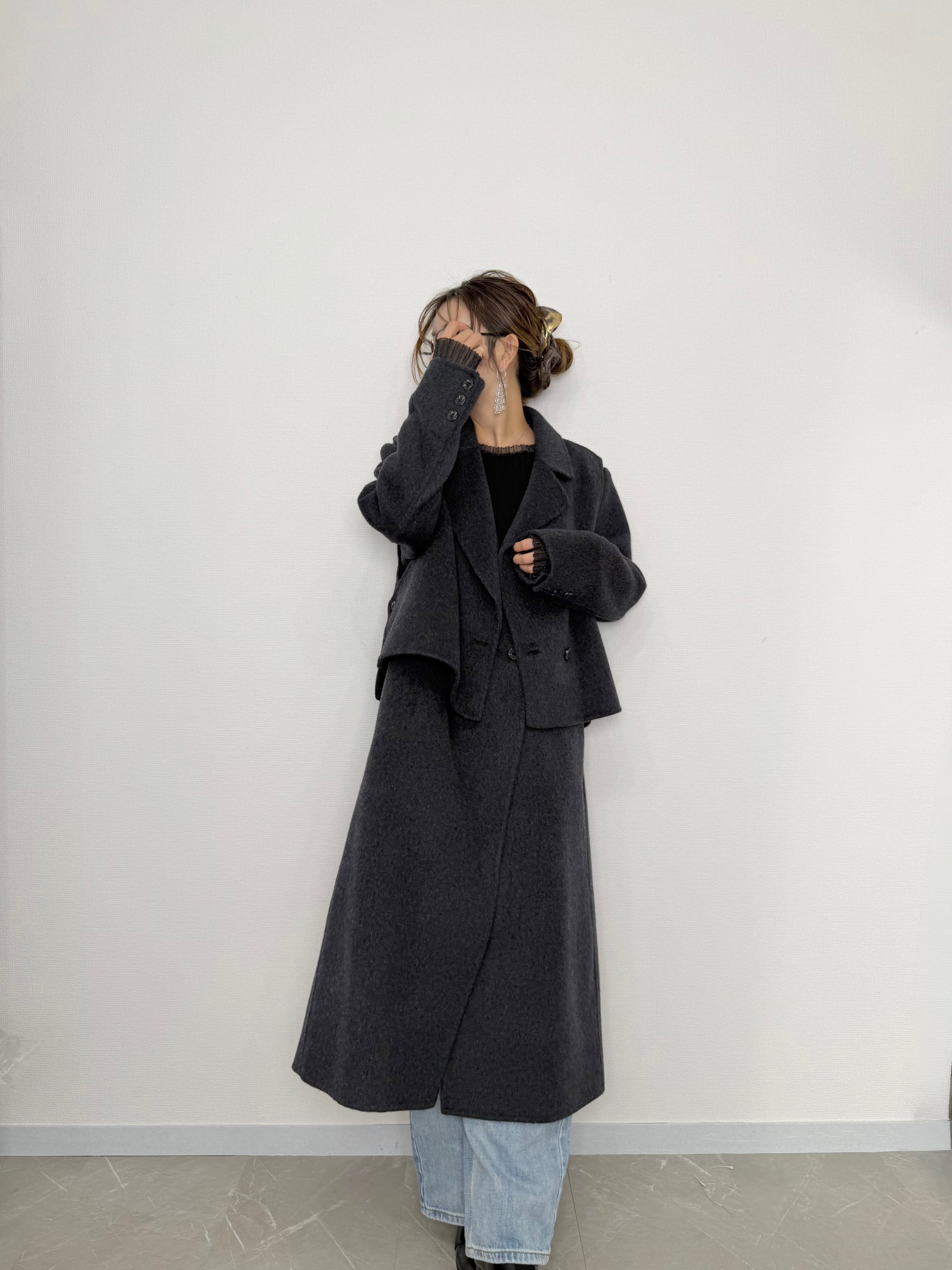 VEST DOCKING WOOL COAT
