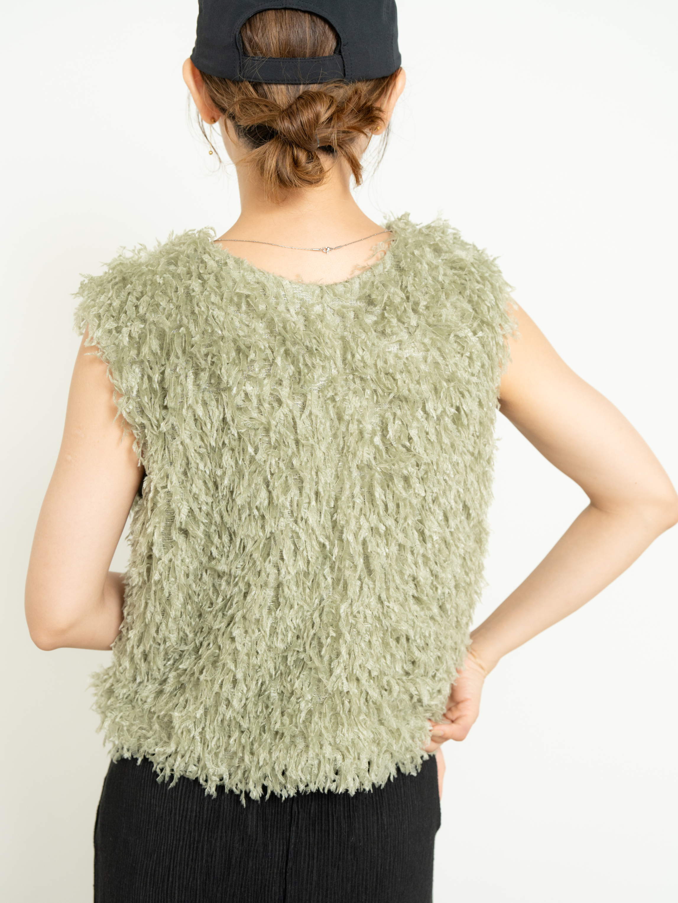 2WAY FRINGE VEST