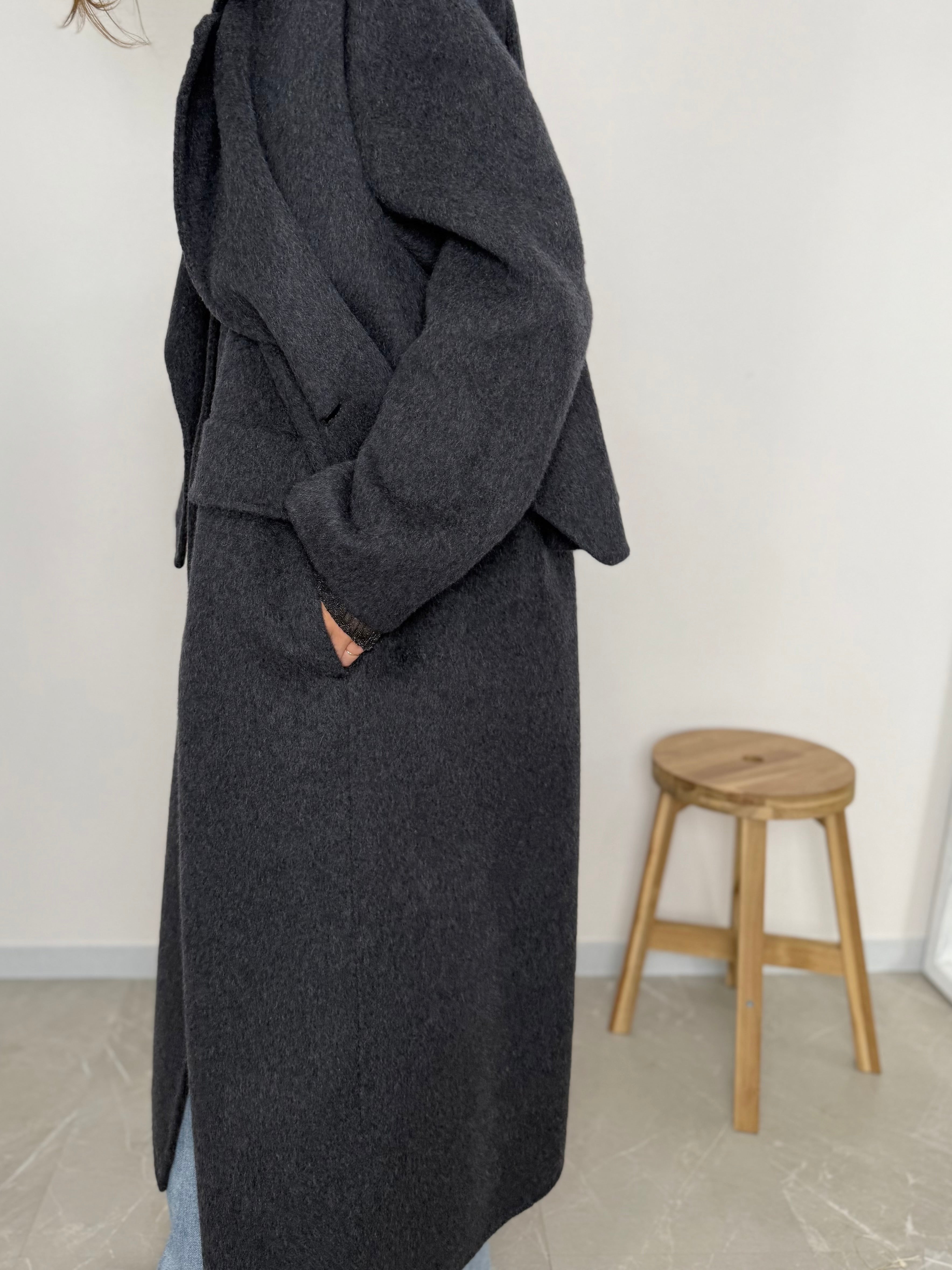 VEST DOCKING WOOL COAT