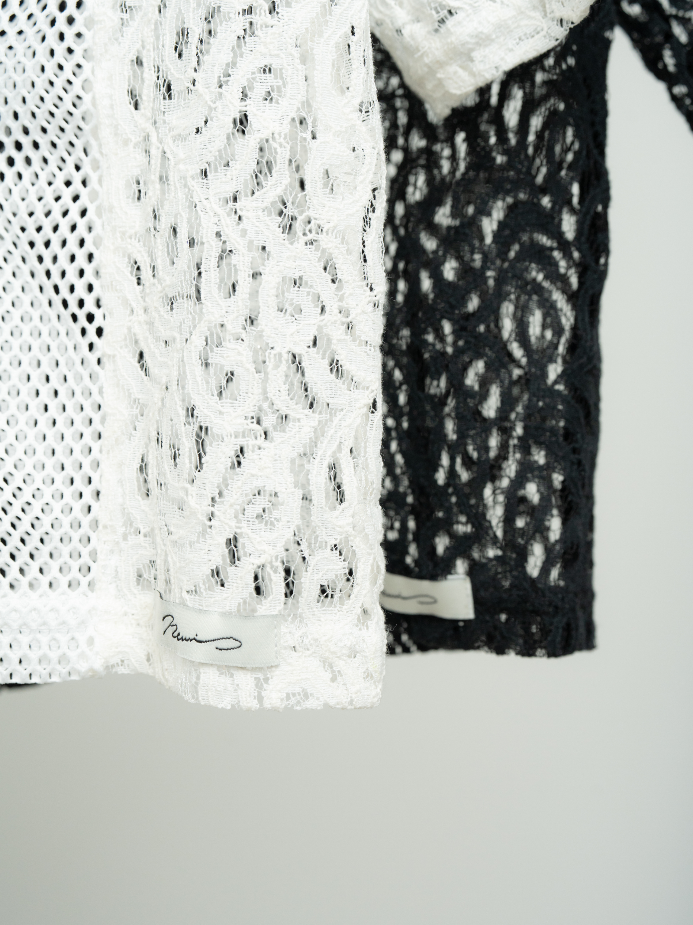 2WAY CLASSICAL LACE MESH TOP