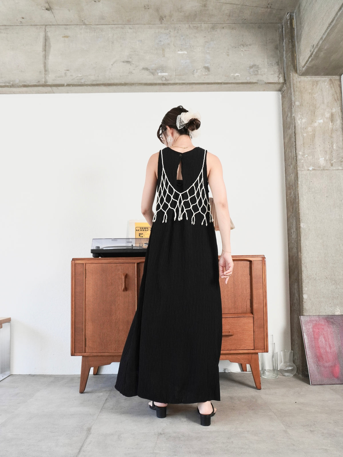 PEARL BEADS FRINGE VEST