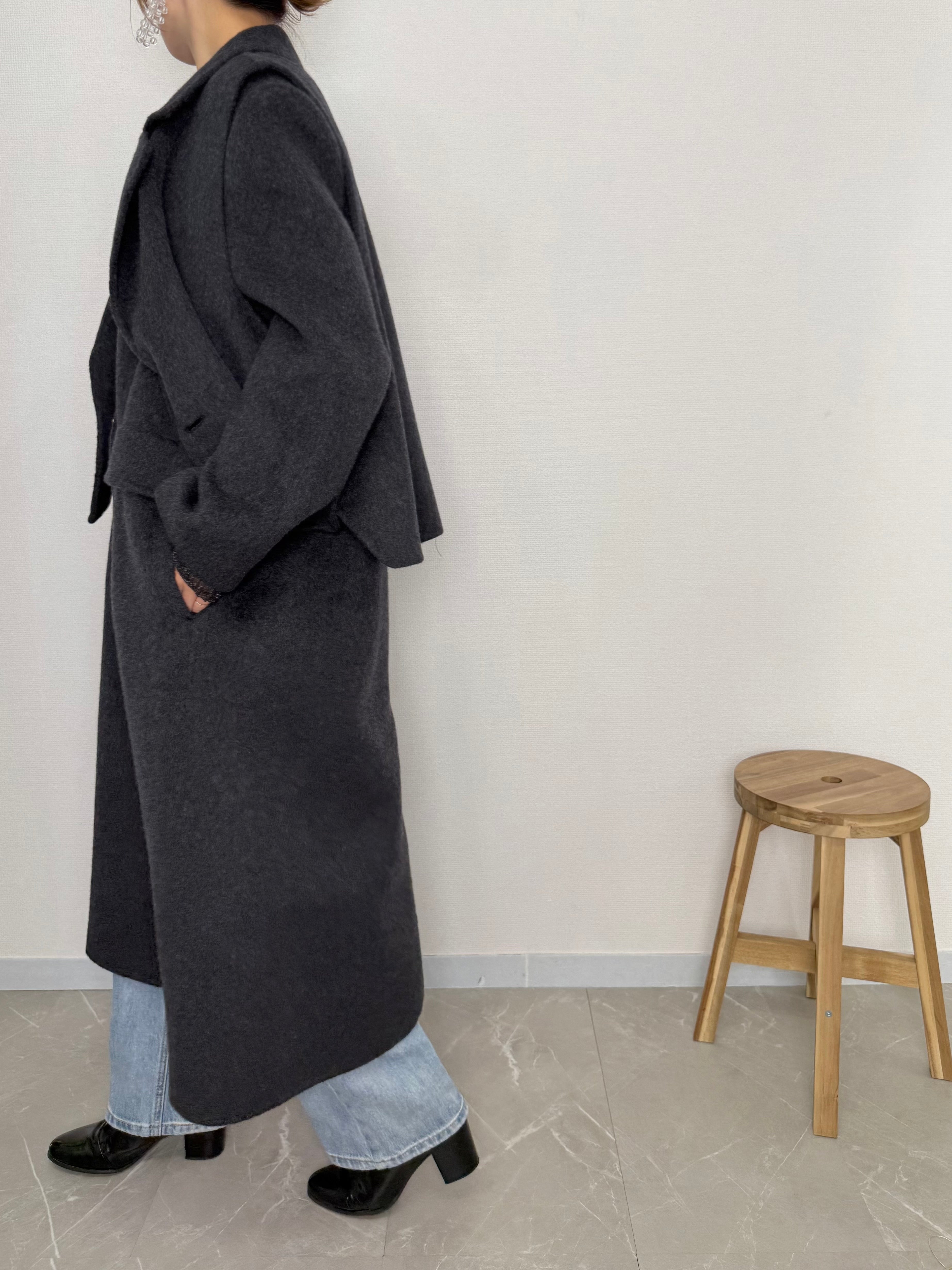 VEST DOCKING WOOL COAT