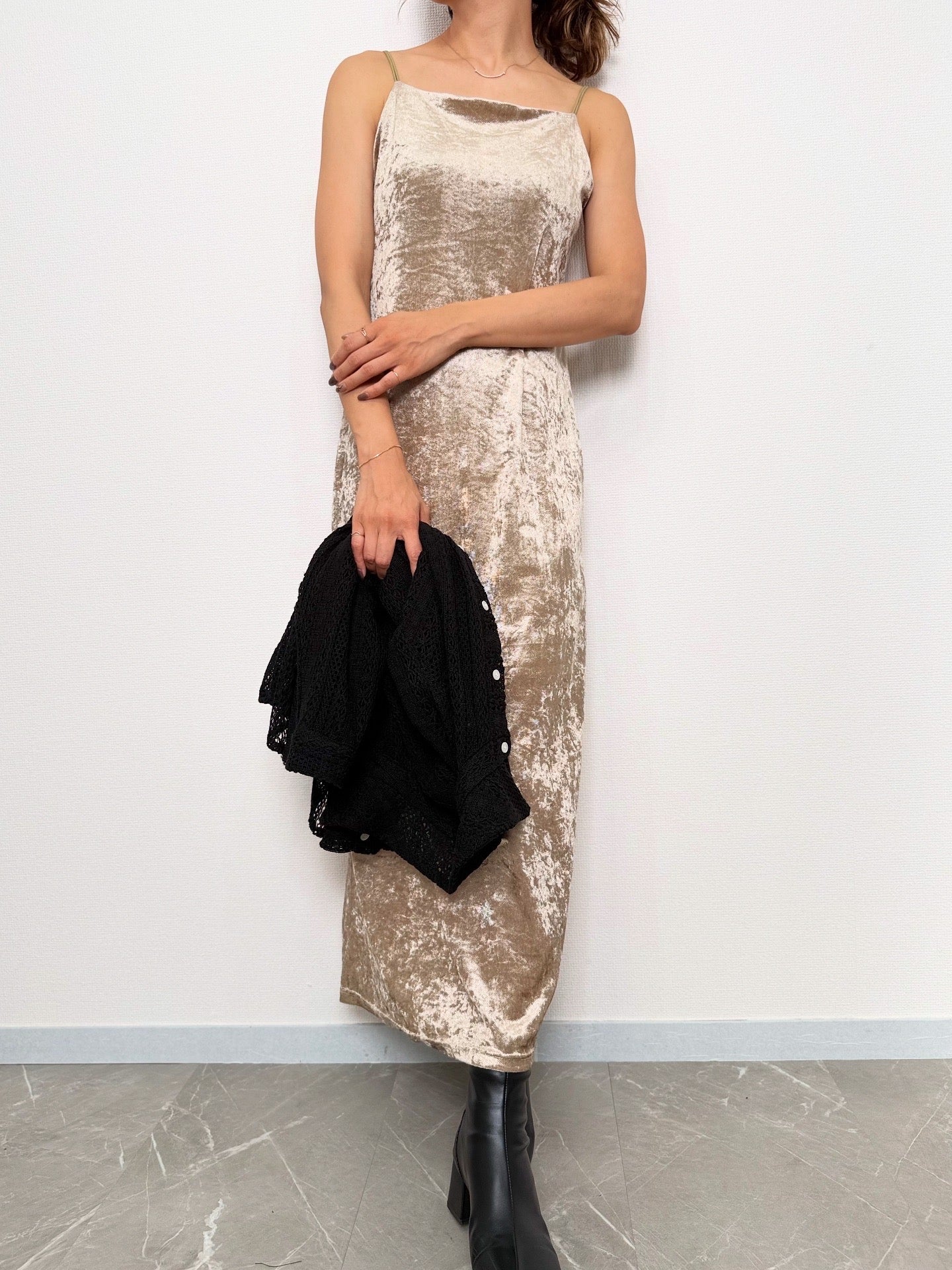 SHEER VELOUR ONE PIECE