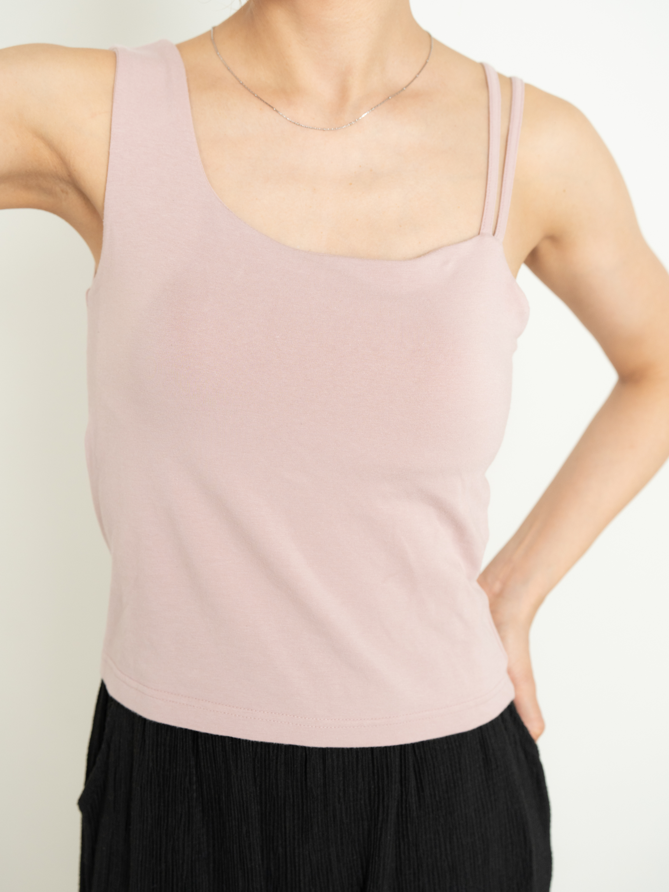 SOFT FIT ASYMMETRY BRA TOP