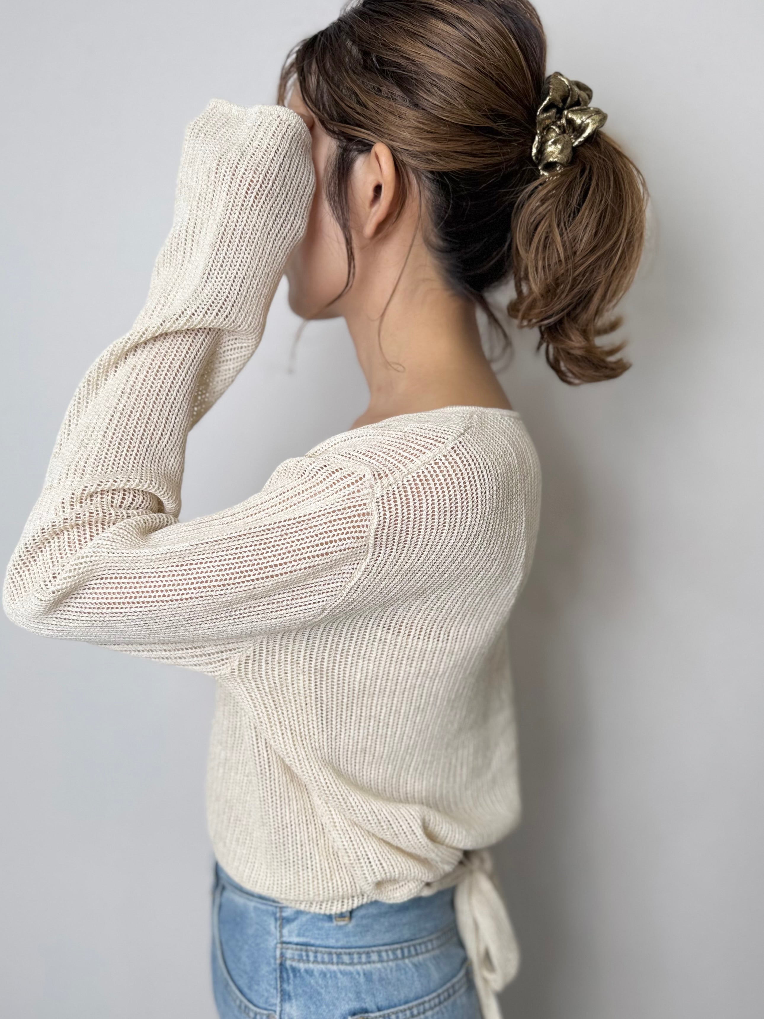 3WAY LAYERED SHEER KNIT