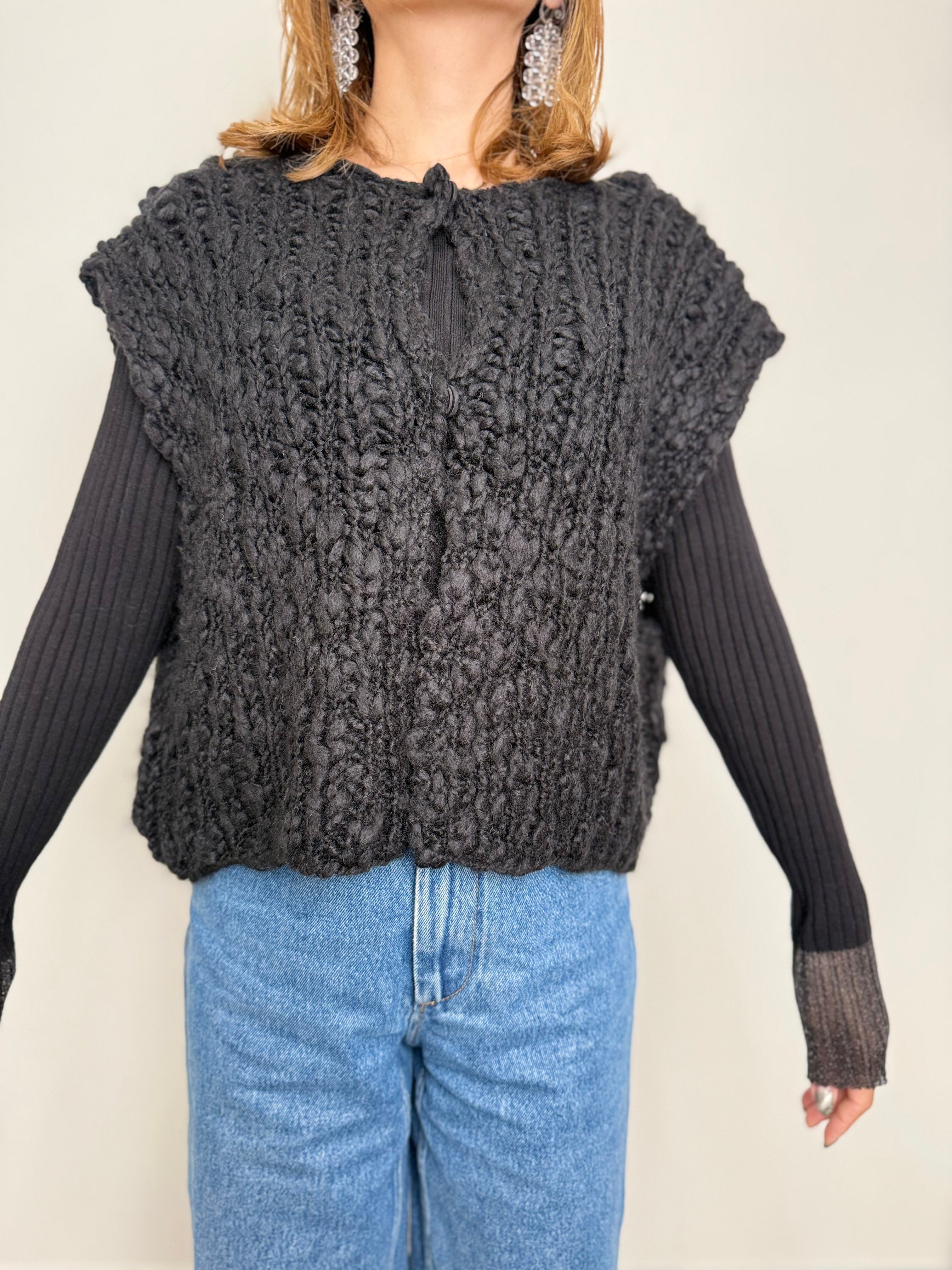 HAND KNIT VEST