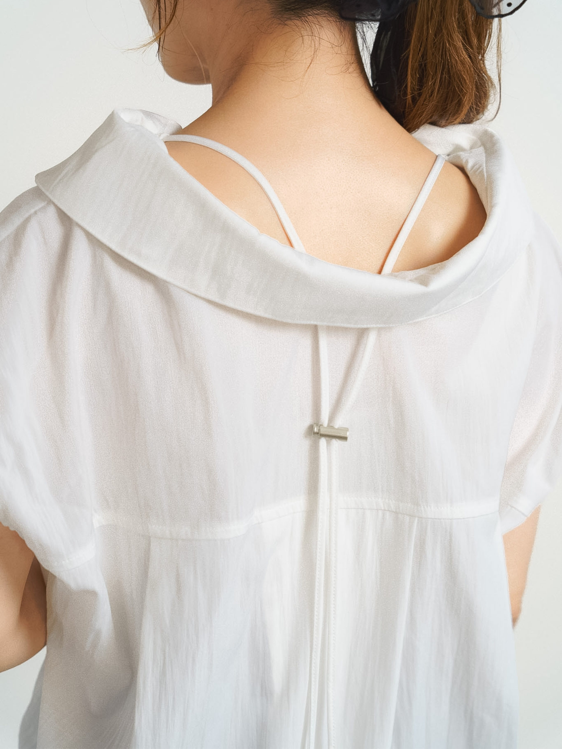 DRAWSTRING BLOUSE