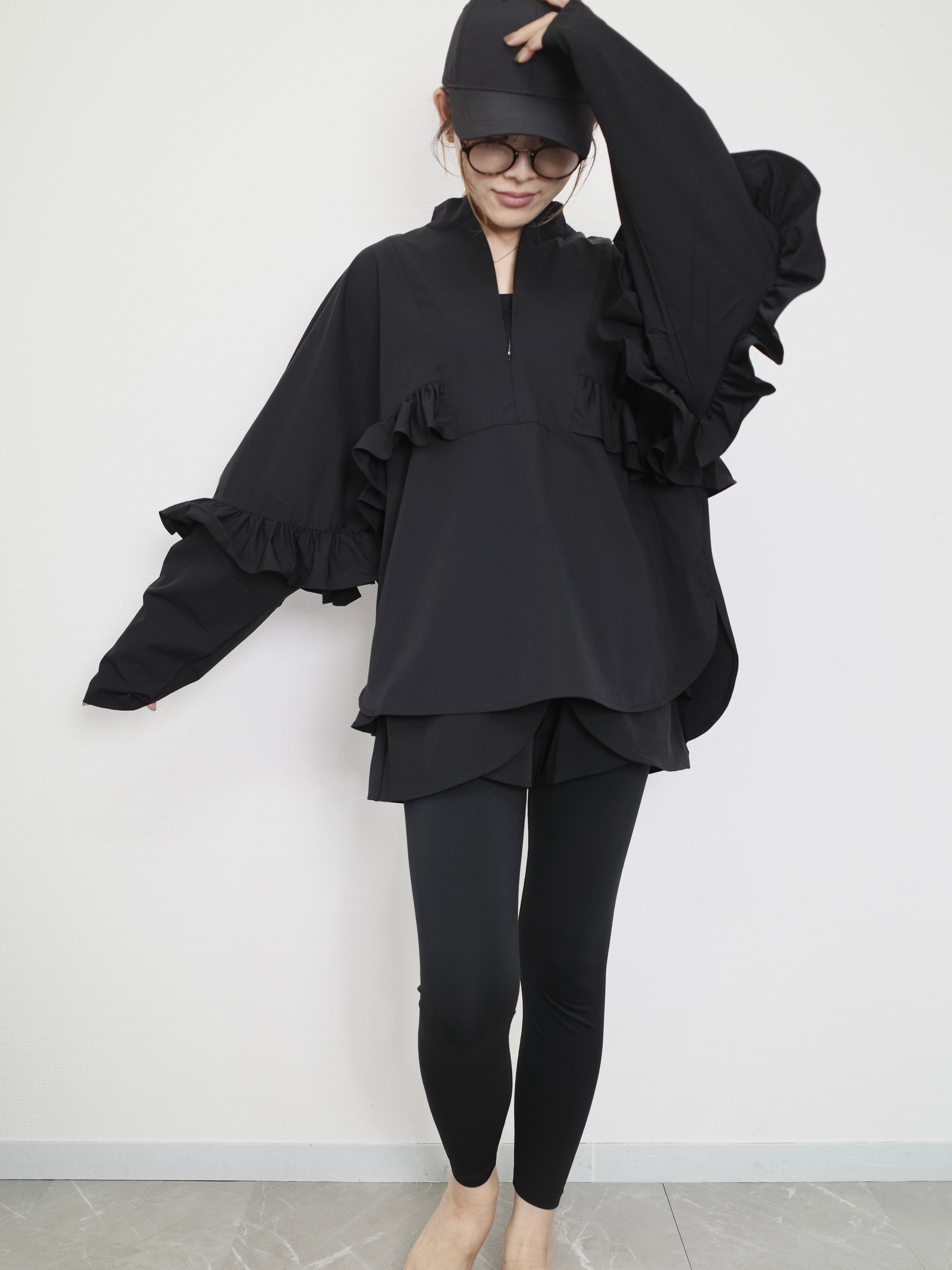 FRILL RASH GUARD JACKET