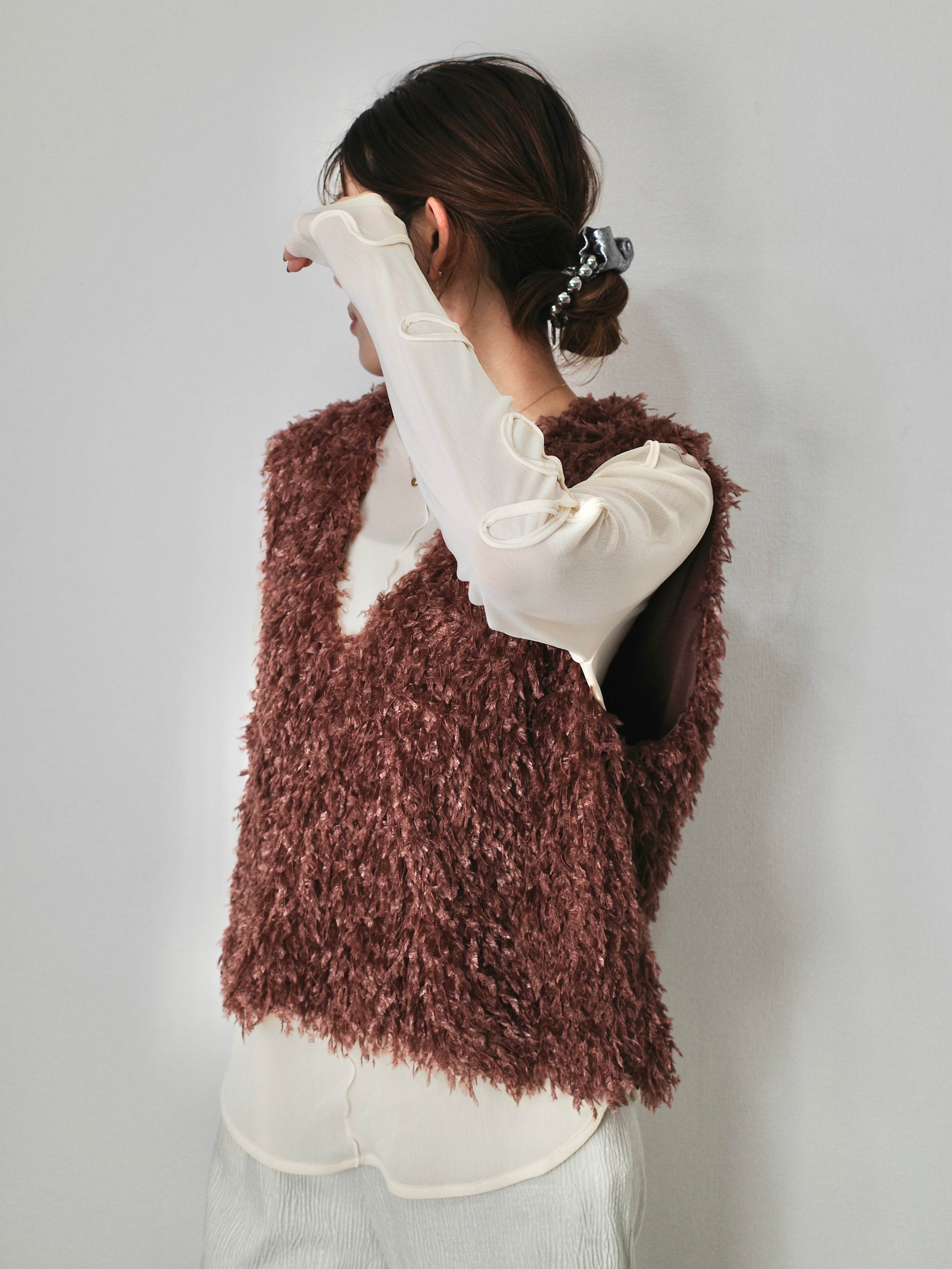 2WAY FRINGE VEST