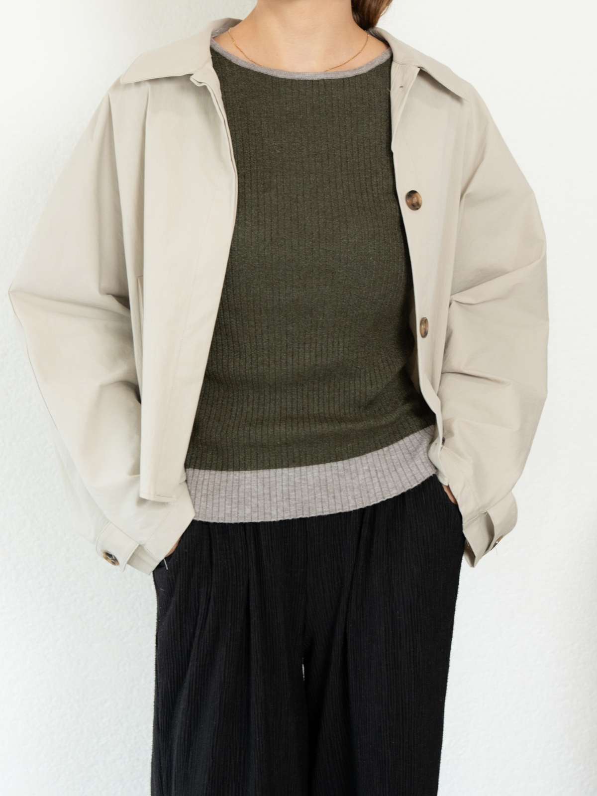 SHORT TRENCH COAT【9/25(金)〜 販売】