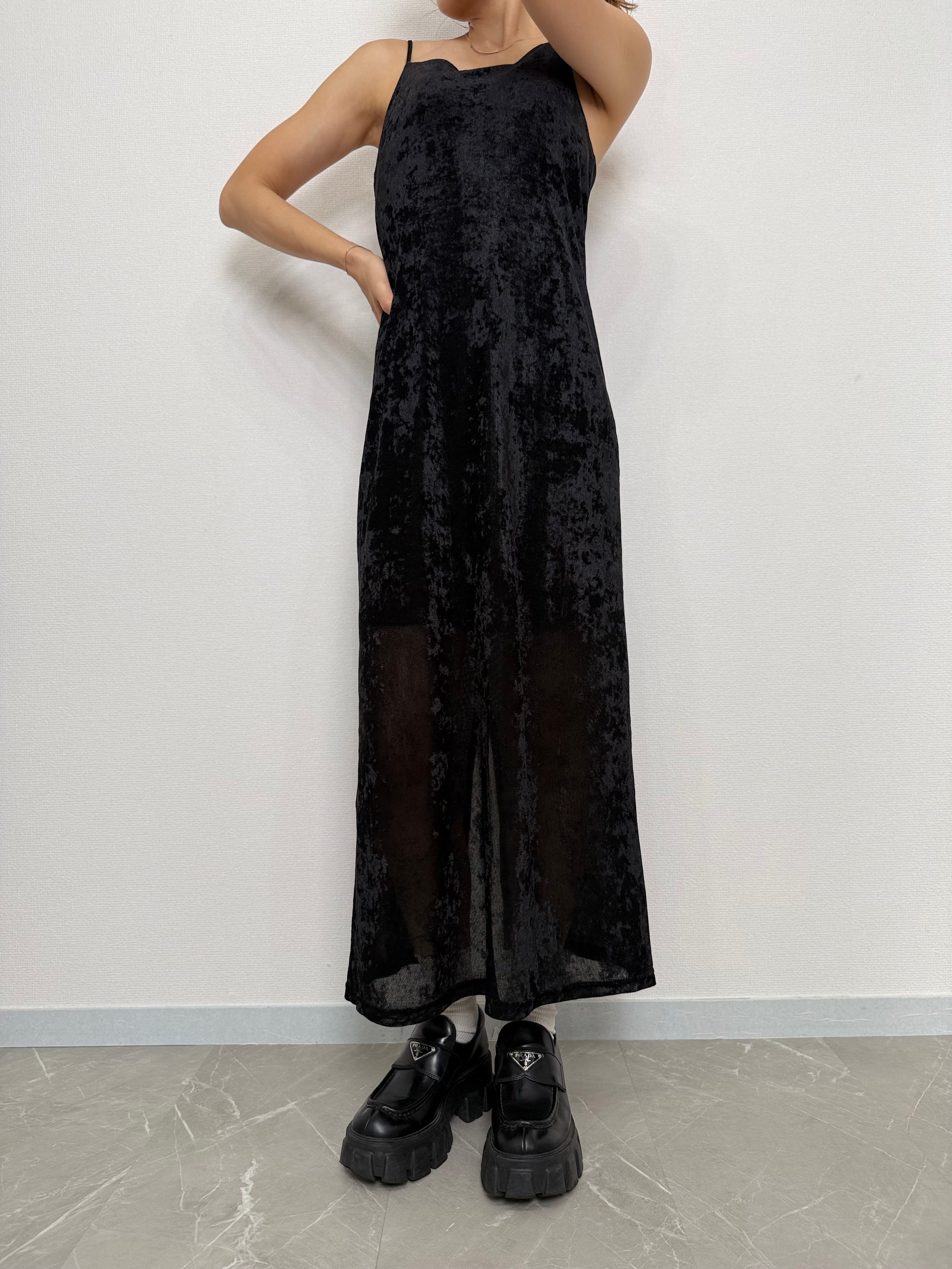 SHEER VELOUR ONE PIECE