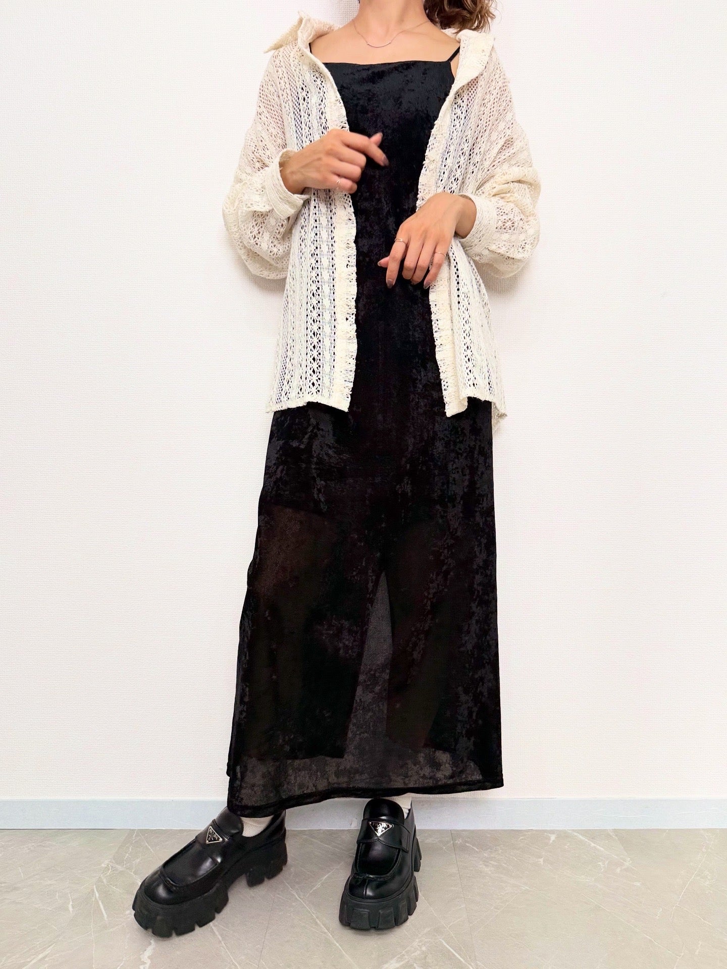 SHEER VELOUR ONE PIECE