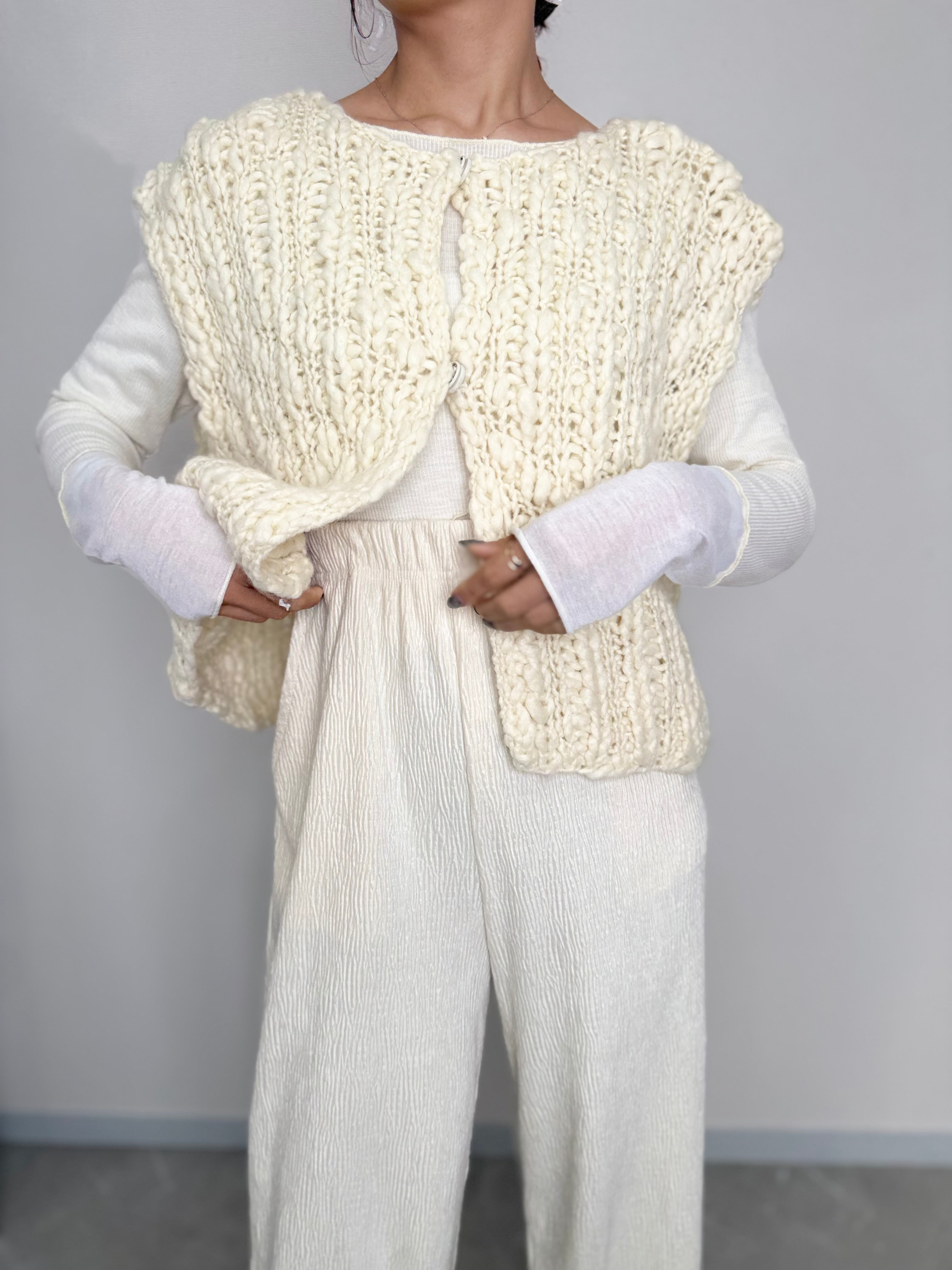 HAND KNIT VEST