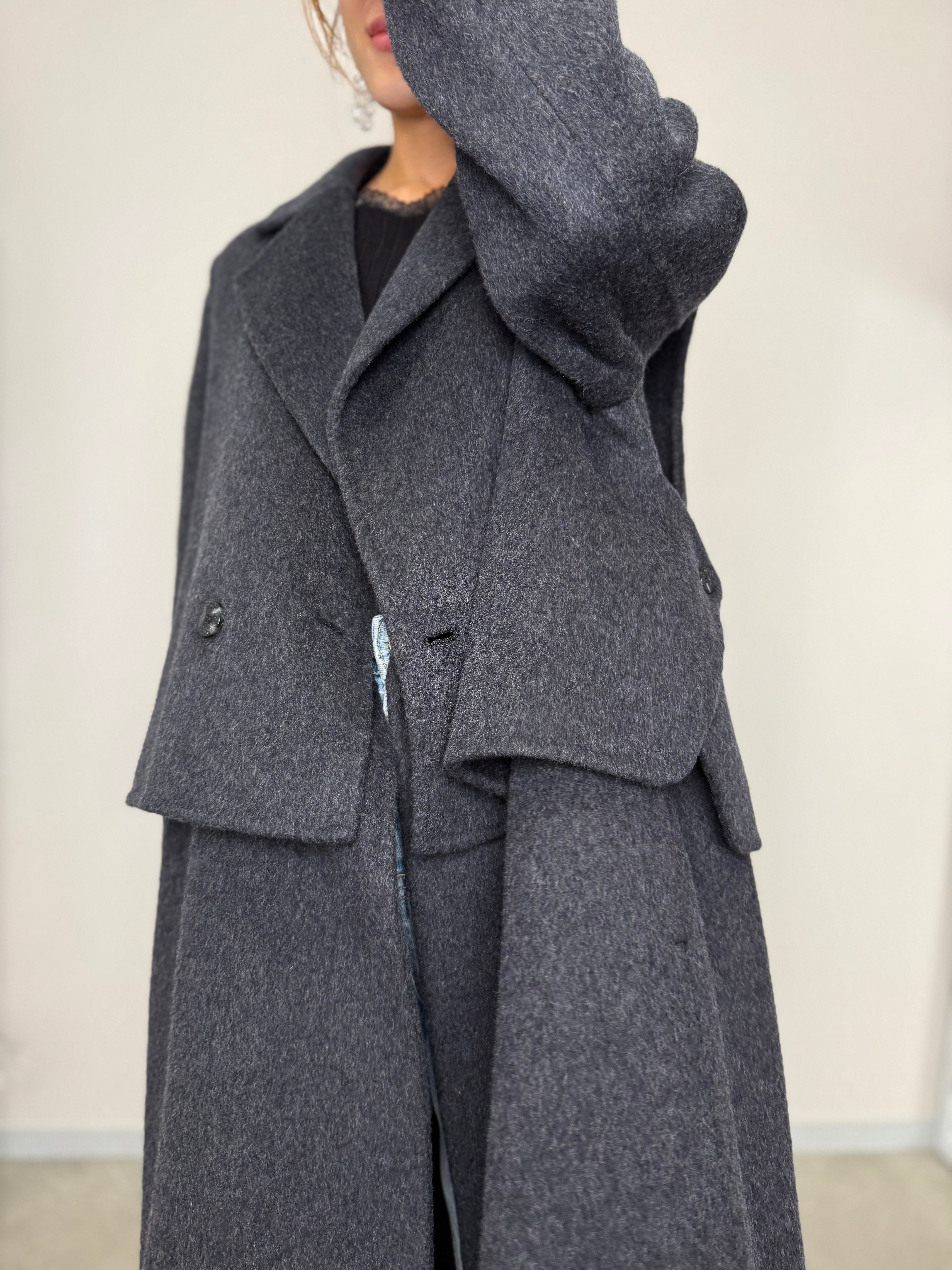 VEST DOCKING WOOL COAT