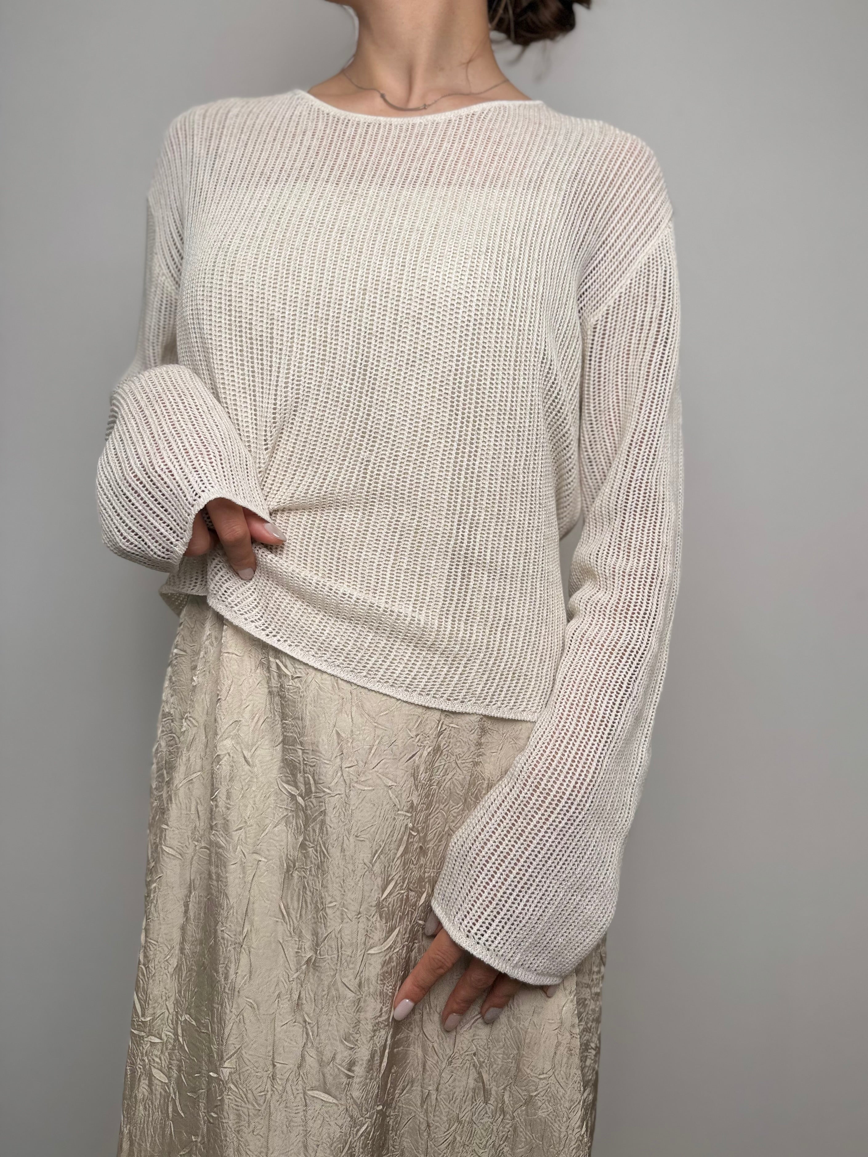 3WAY LAYERED SHEER KNIT