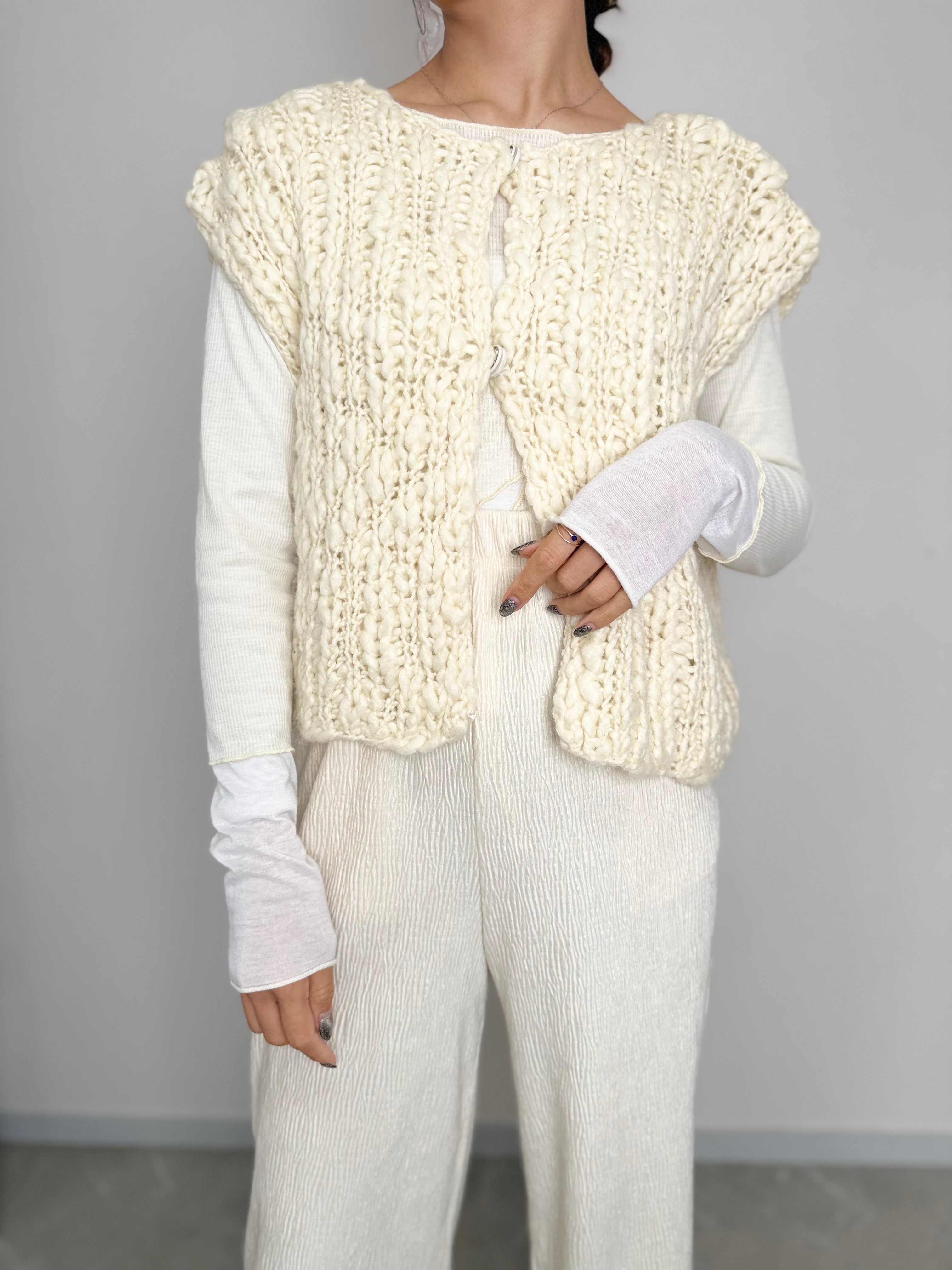 HAND KNIT VEST
