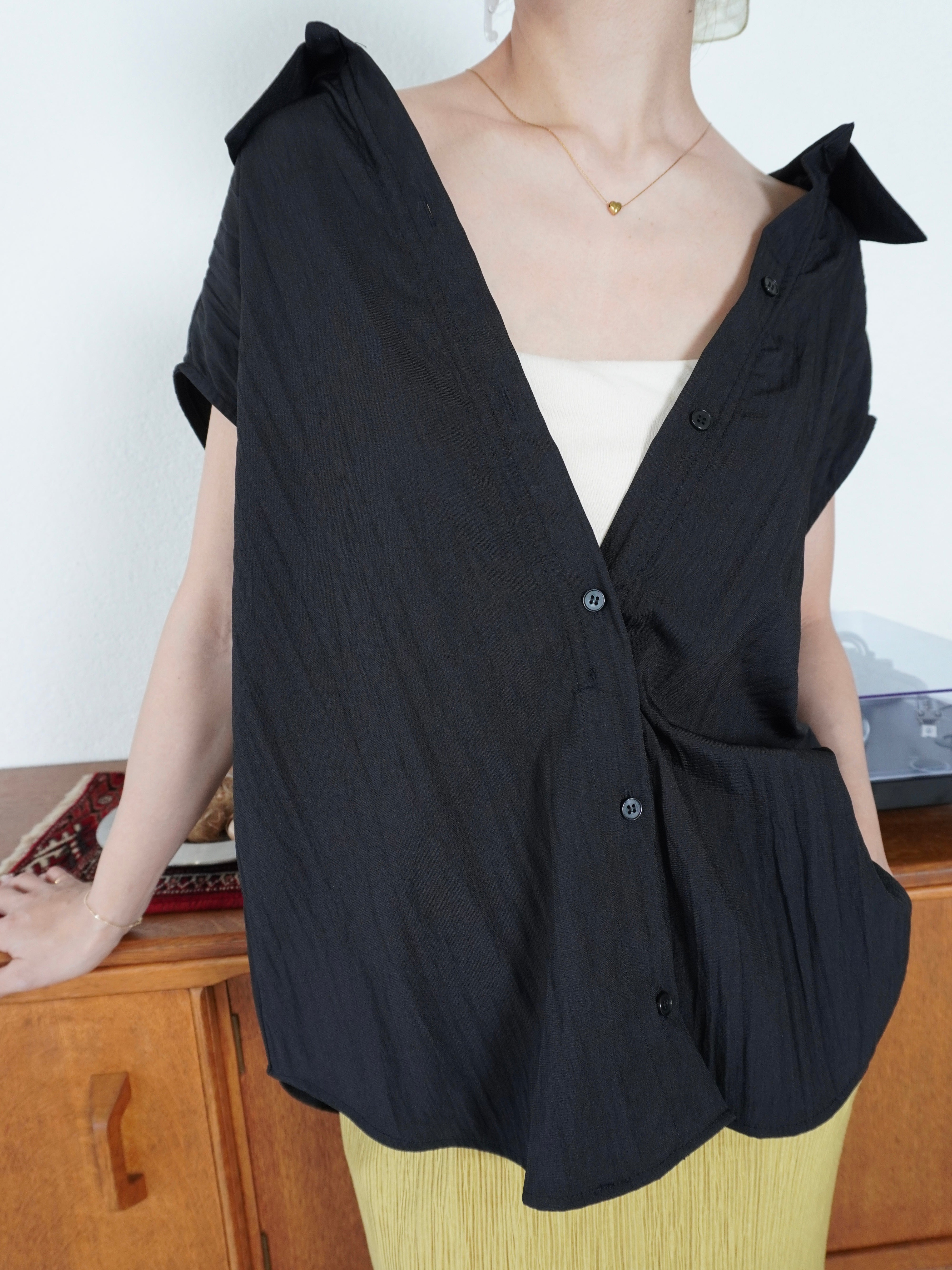 DRAWSTRING BLOUSE