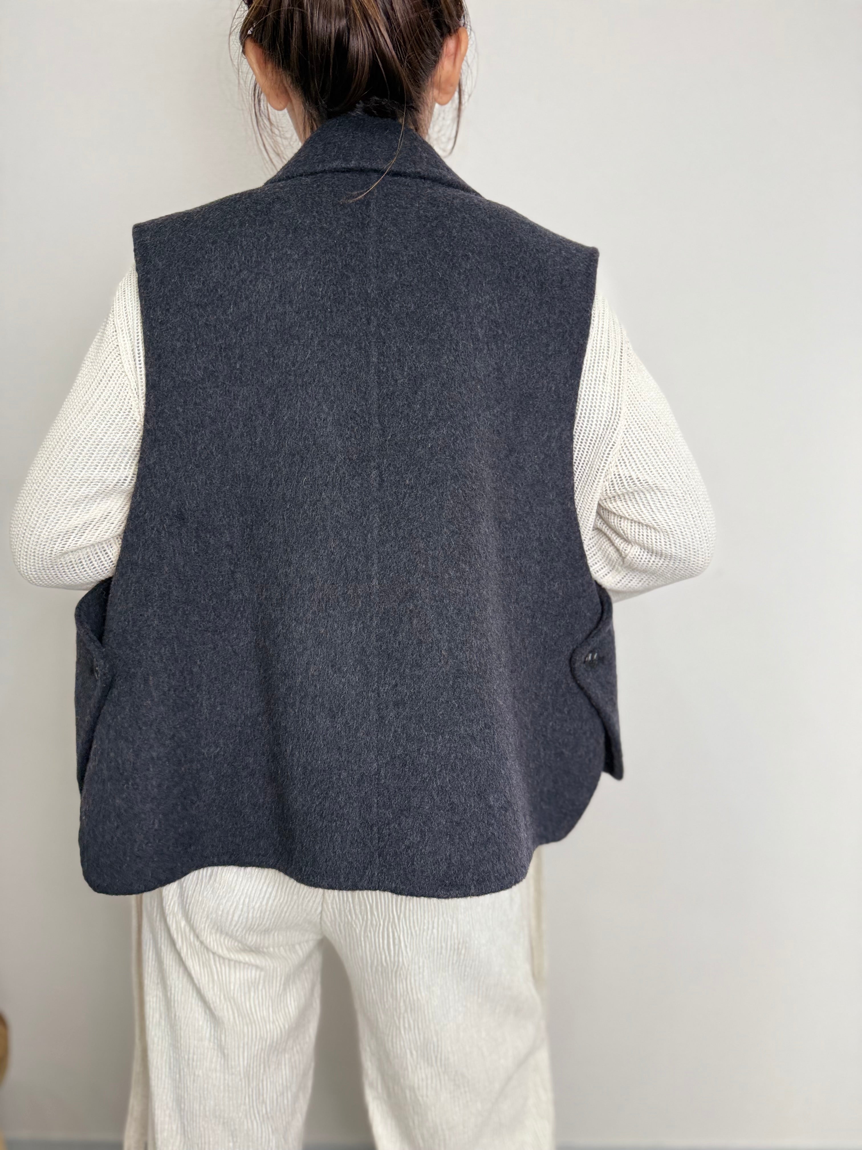 VEST DOCKING WOOL COAT