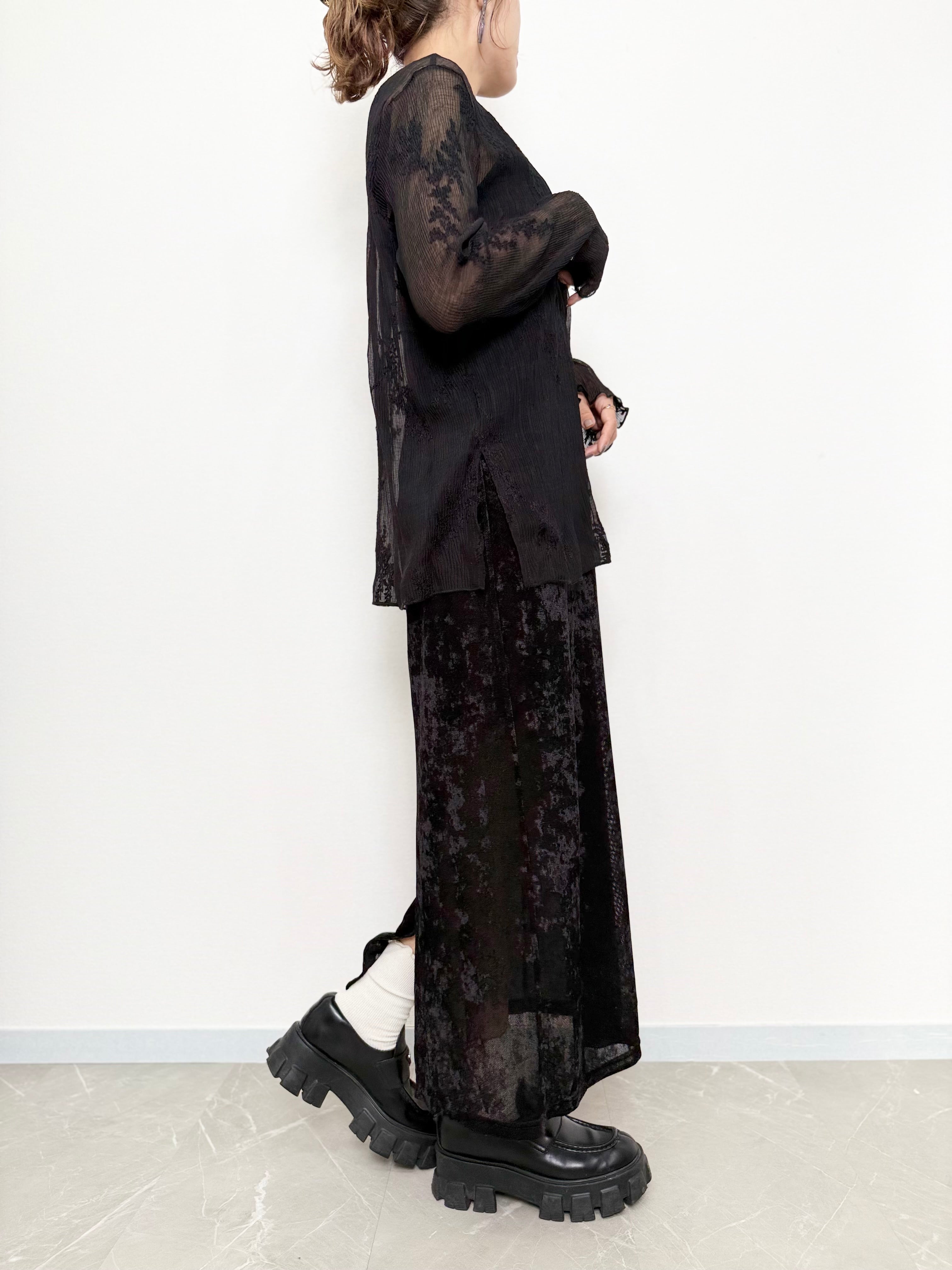 SHEER VELOUR ONE PIECE