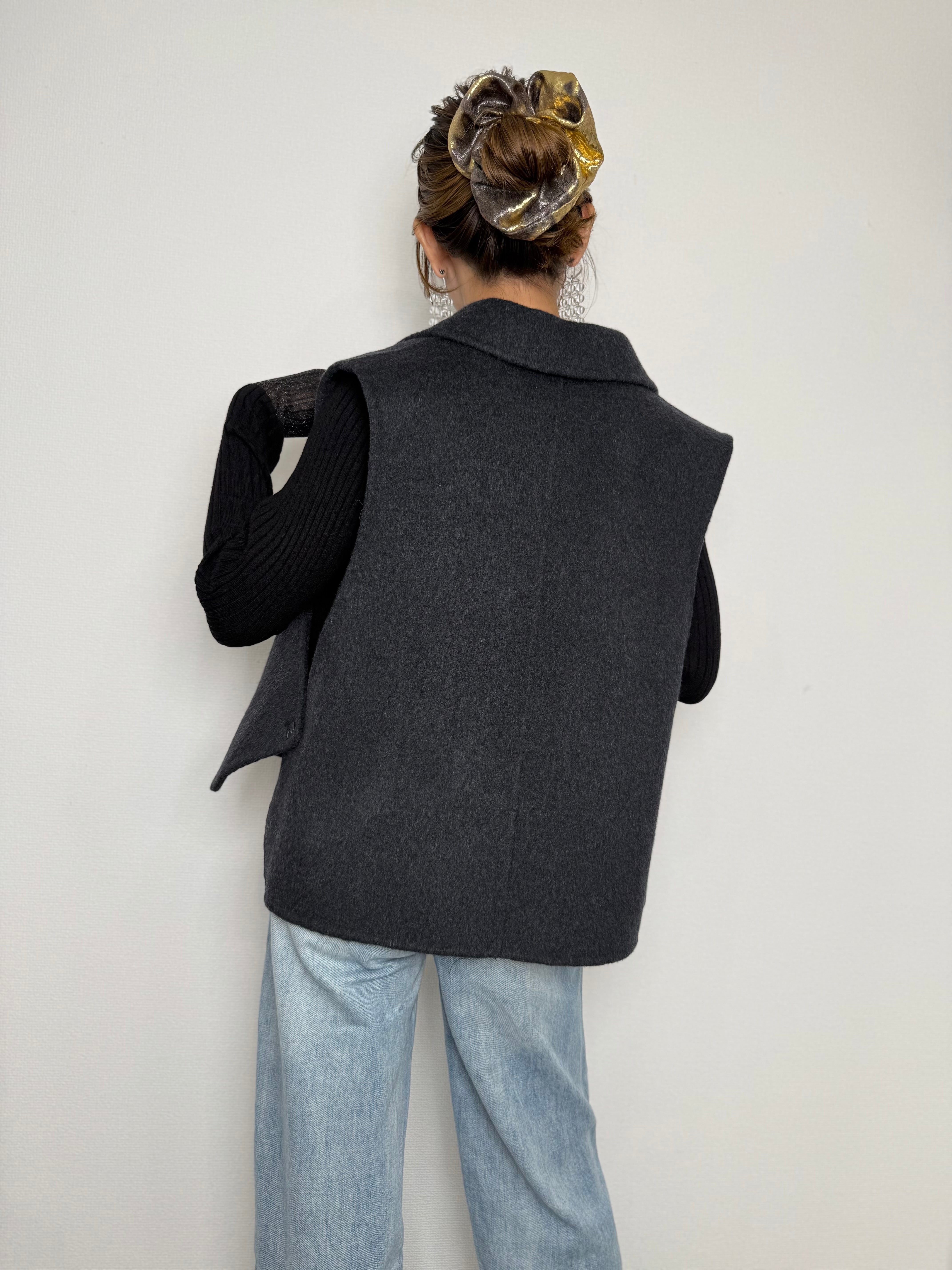 VEST DOCKING WOOL COAT