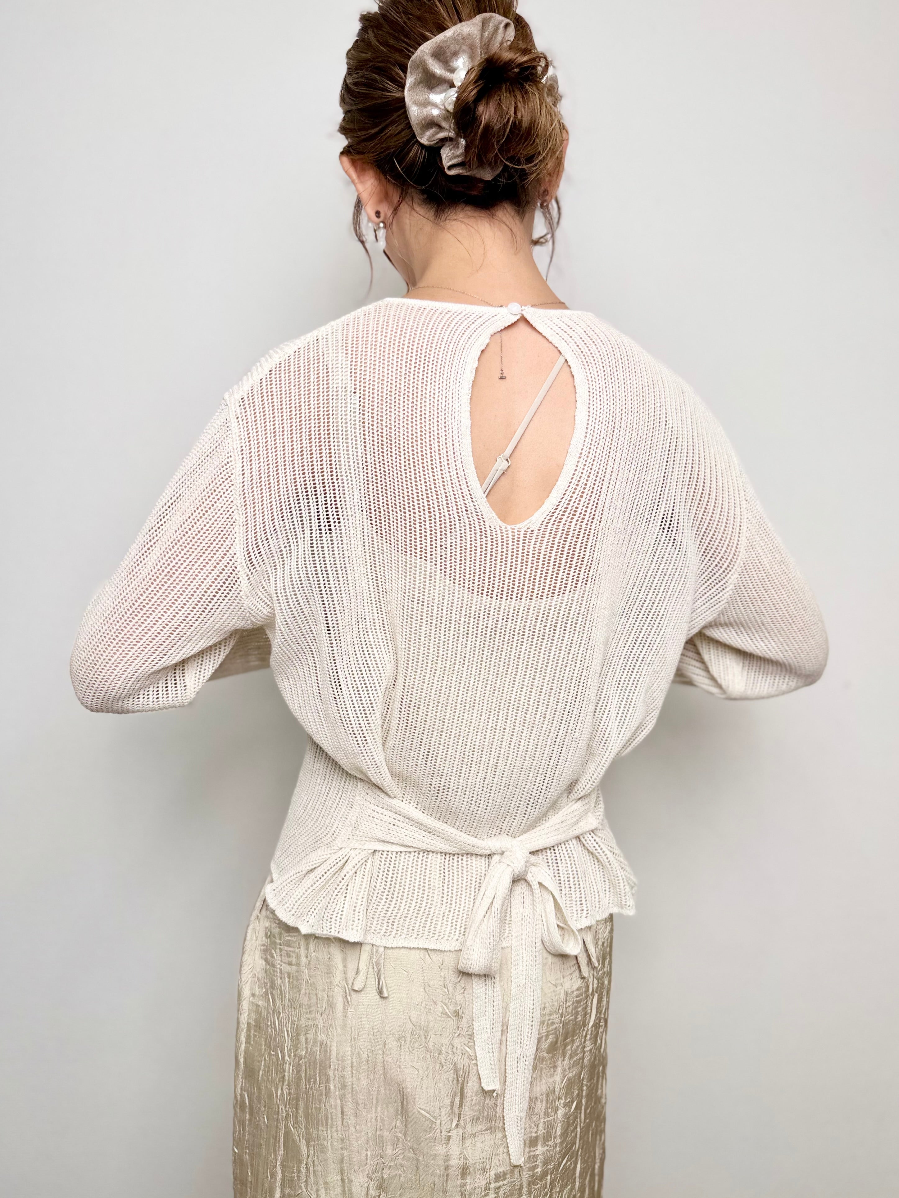 3WAY LAYERED SHEER KNIT