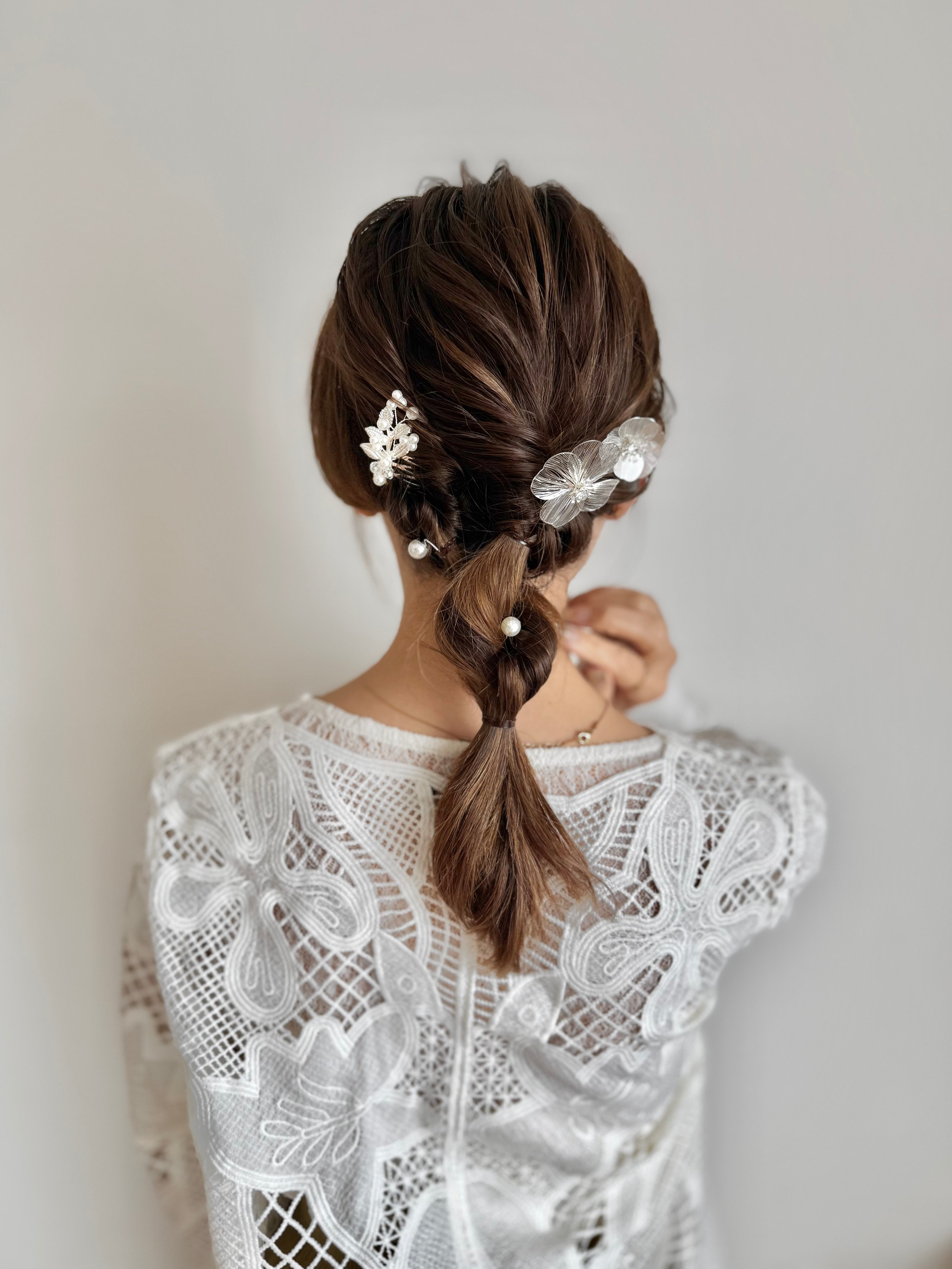 FLORAL HAIR PIN SET