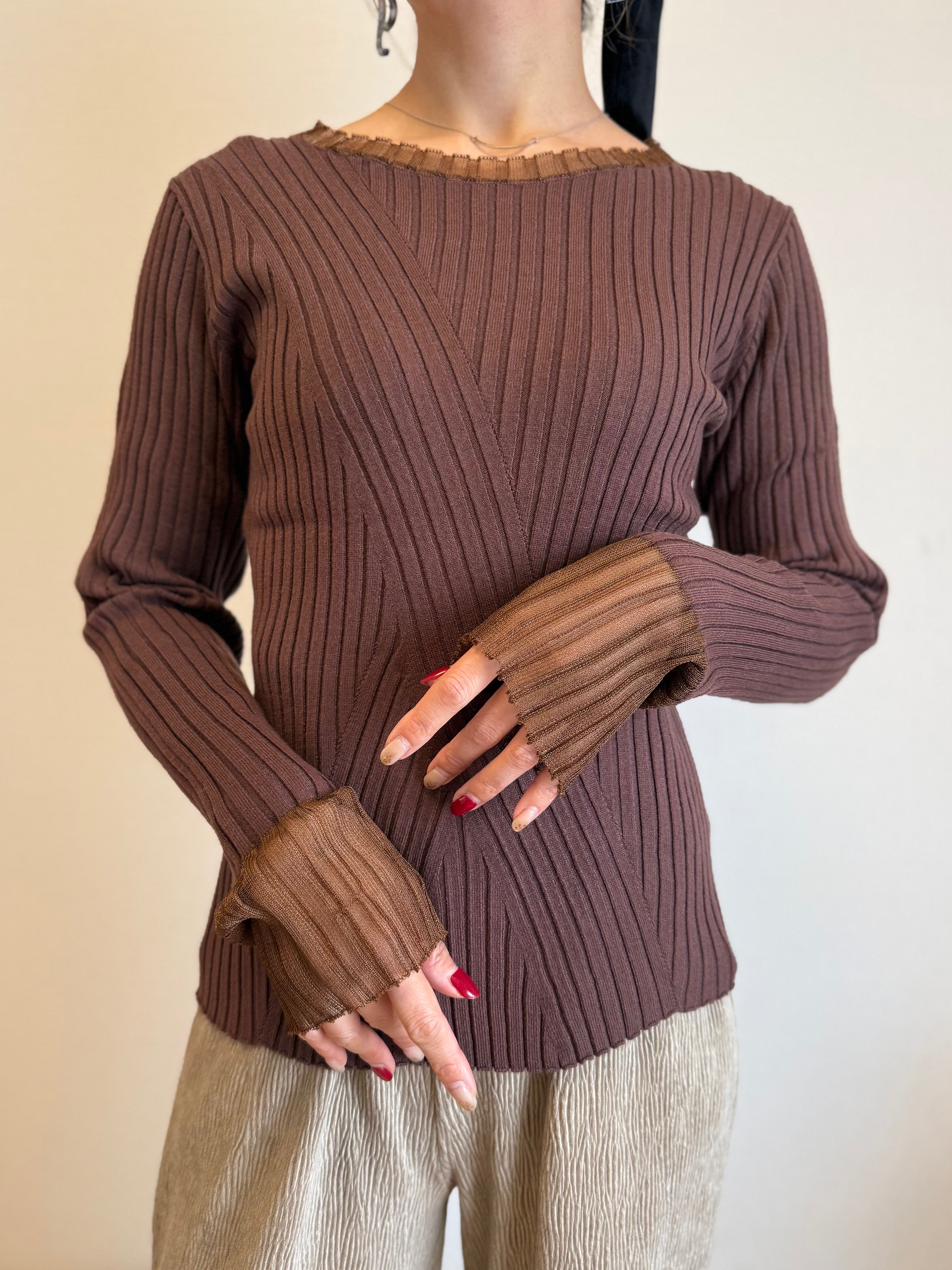 DOCKING RIB KNIT