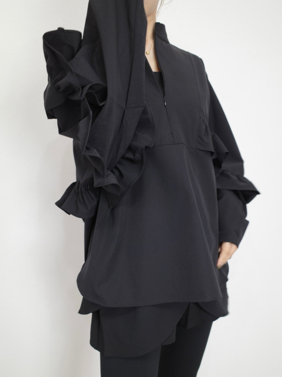 FRILL RASH GUARD JACKET