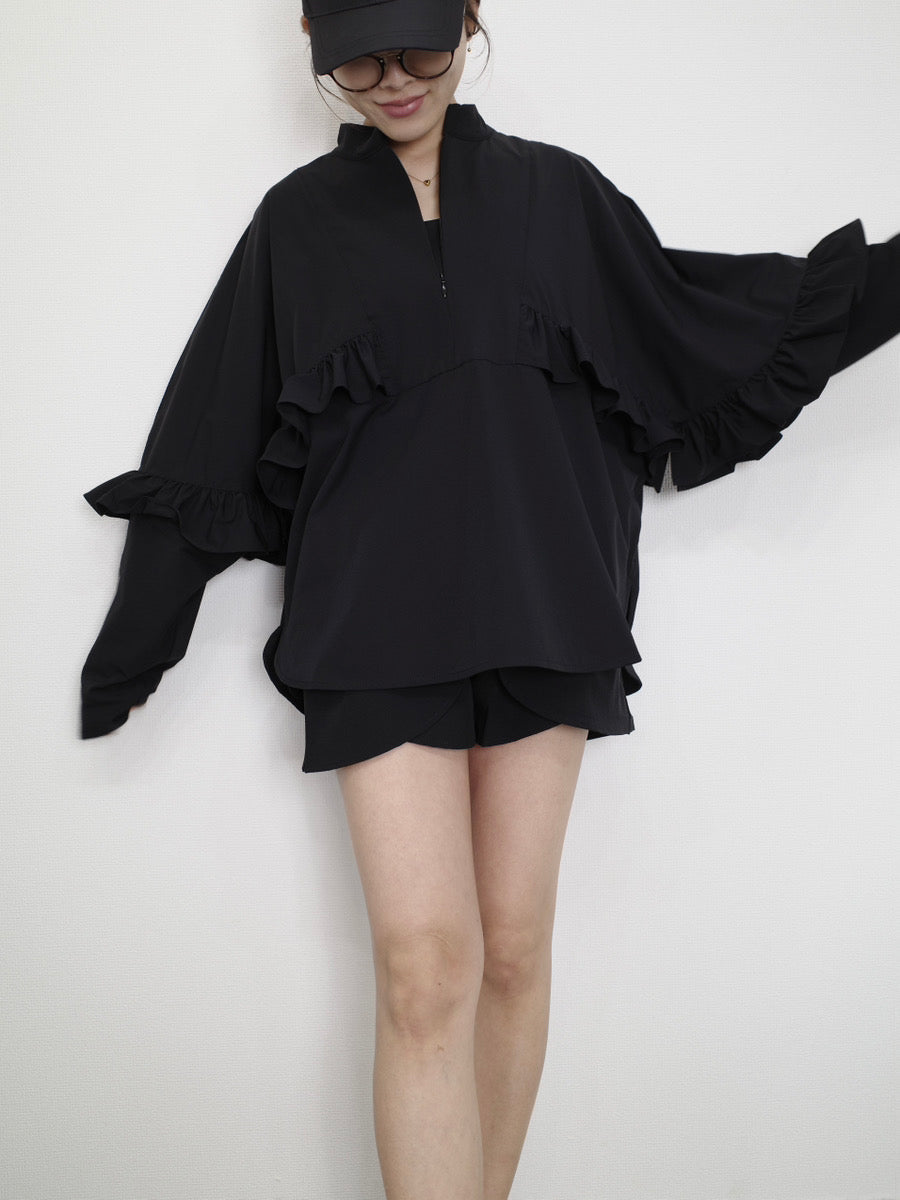 FRILL RASH GUARD JACKET