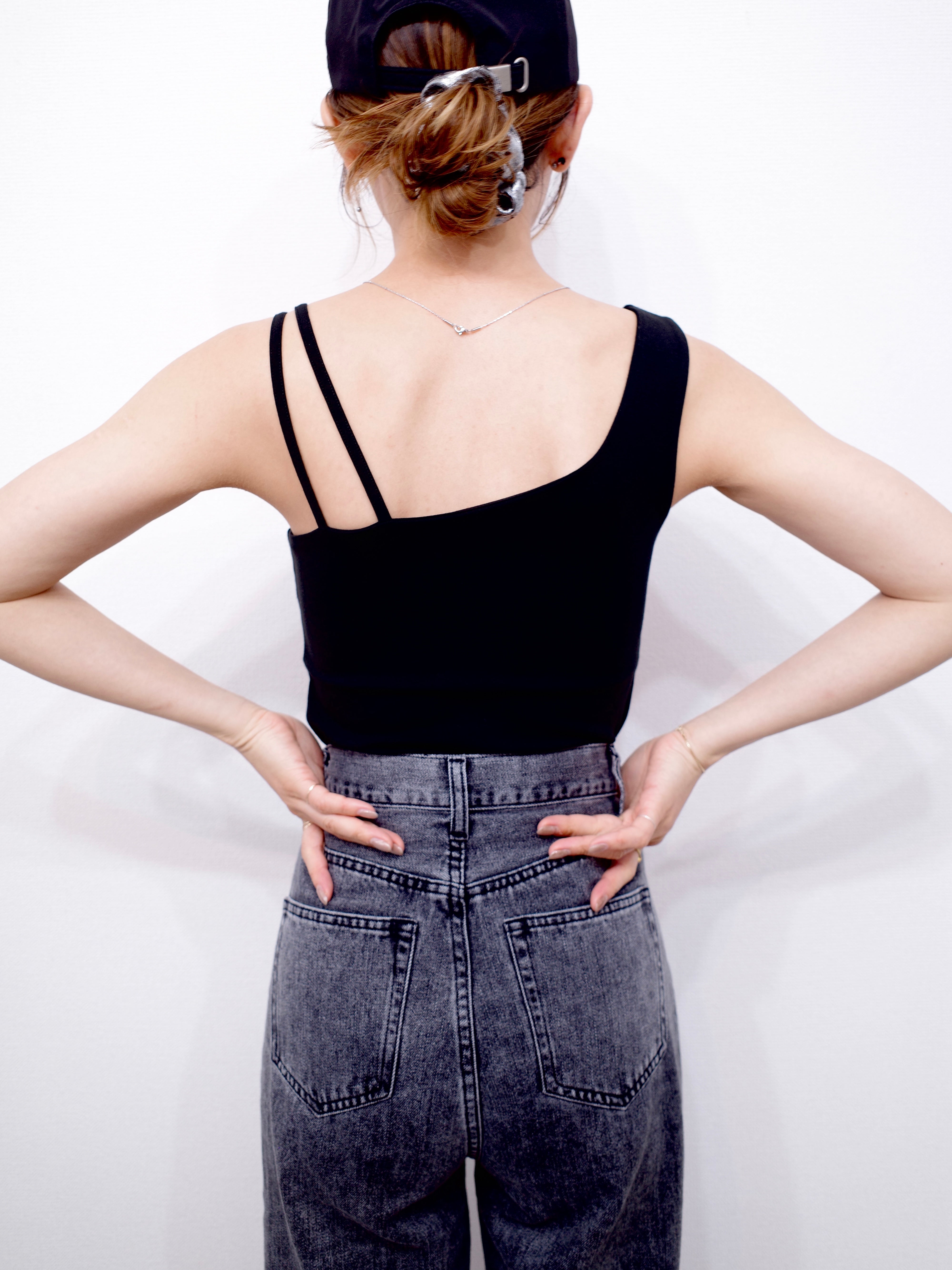 SOFT FIT ASYMMETRY BRA TOP