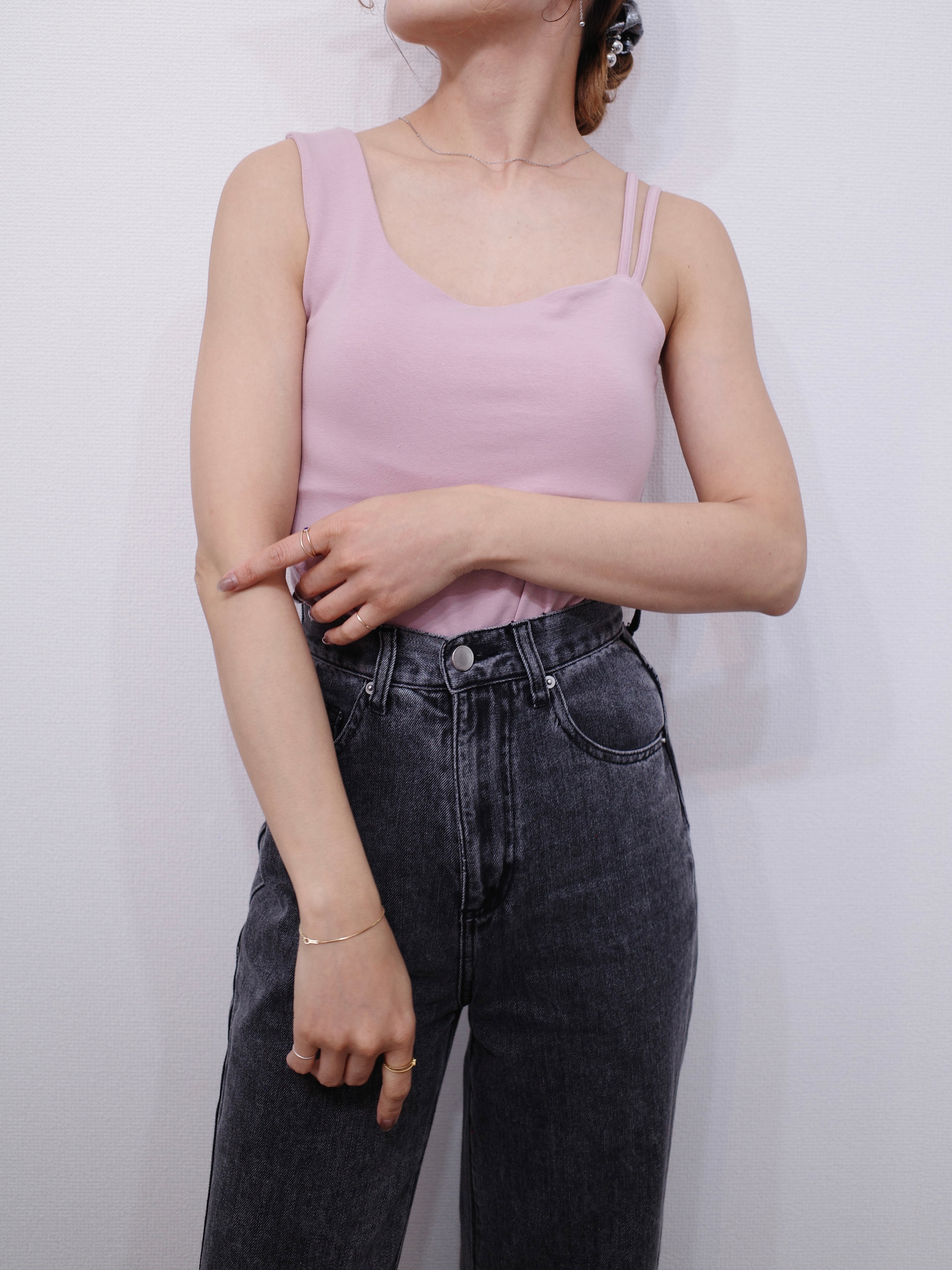 SOFT FIT ASYMMETRY BRA TOP