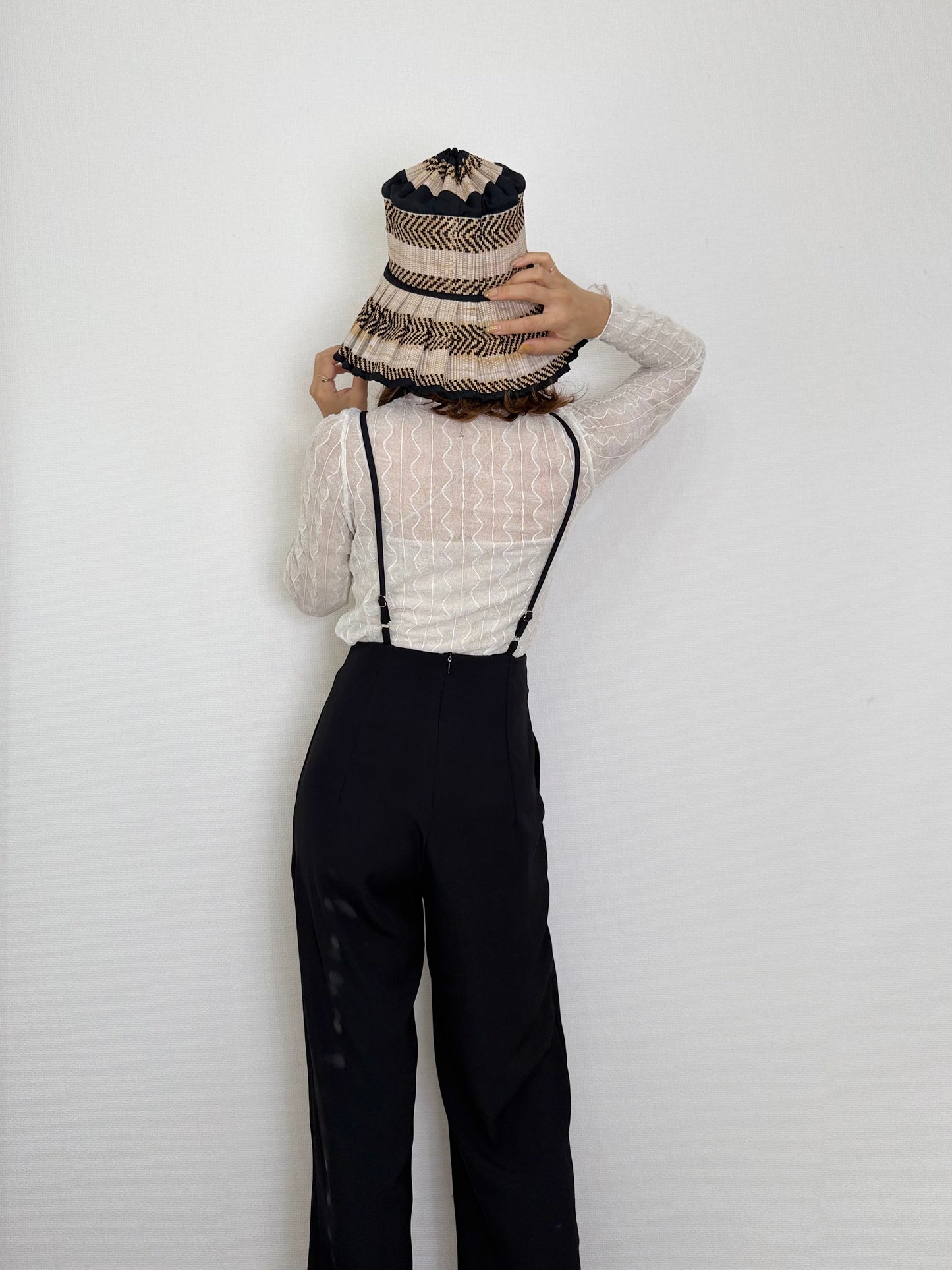 ハイウエストサロペット