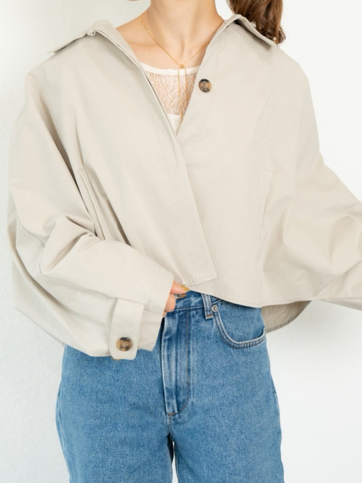 SHORT TRENCH COAT【9/25(金)〜 販売】