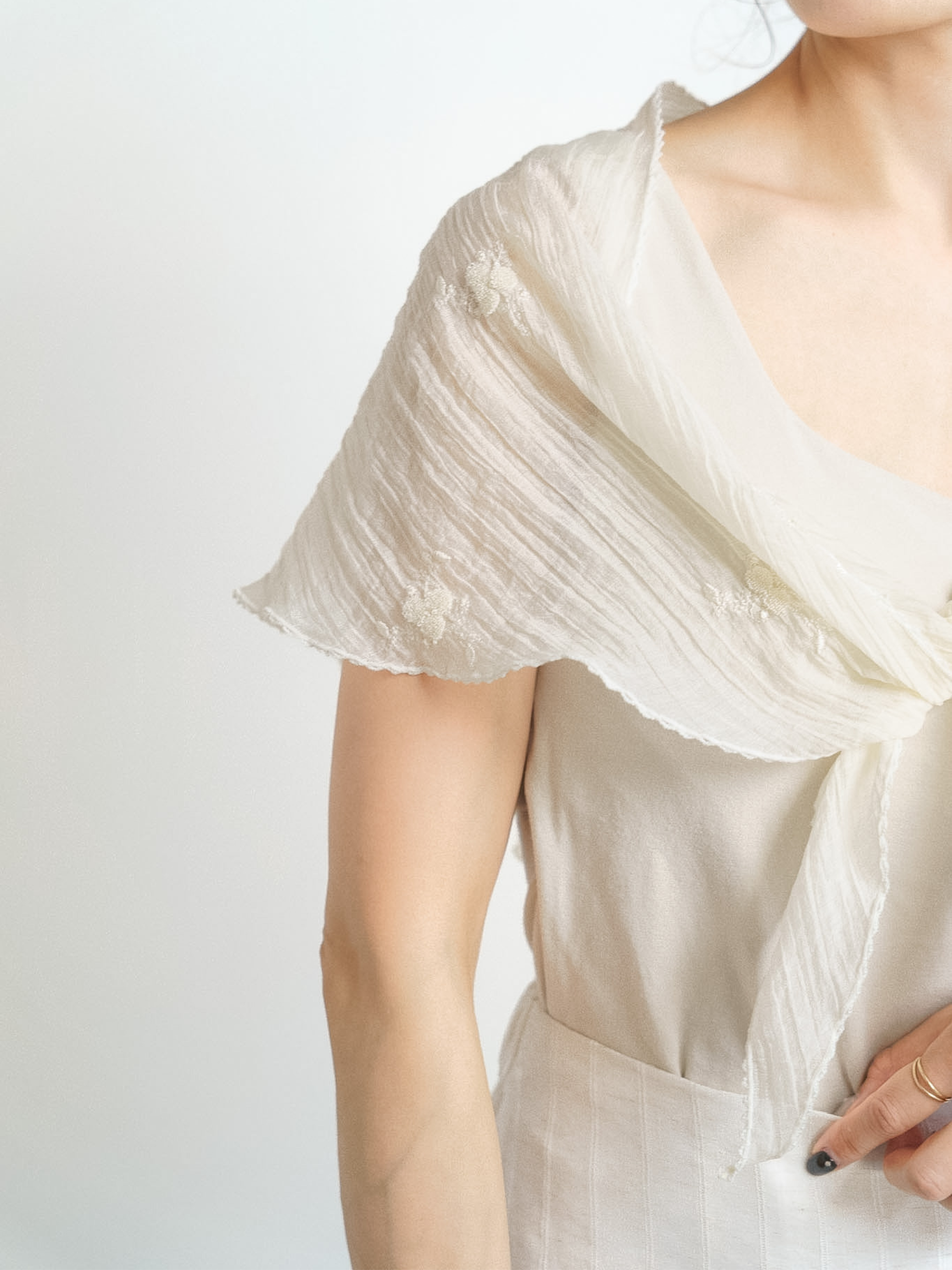 HAND EMBROIDERED SCARF