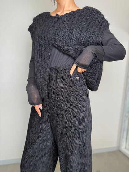 【NEW】ベロアライクストレートパンツ