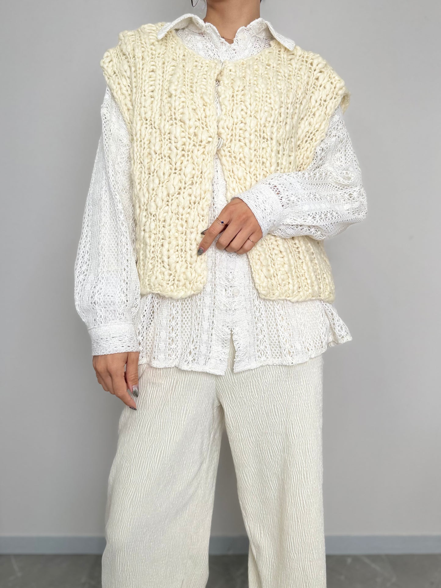 【NEW】ハンドニットベスト