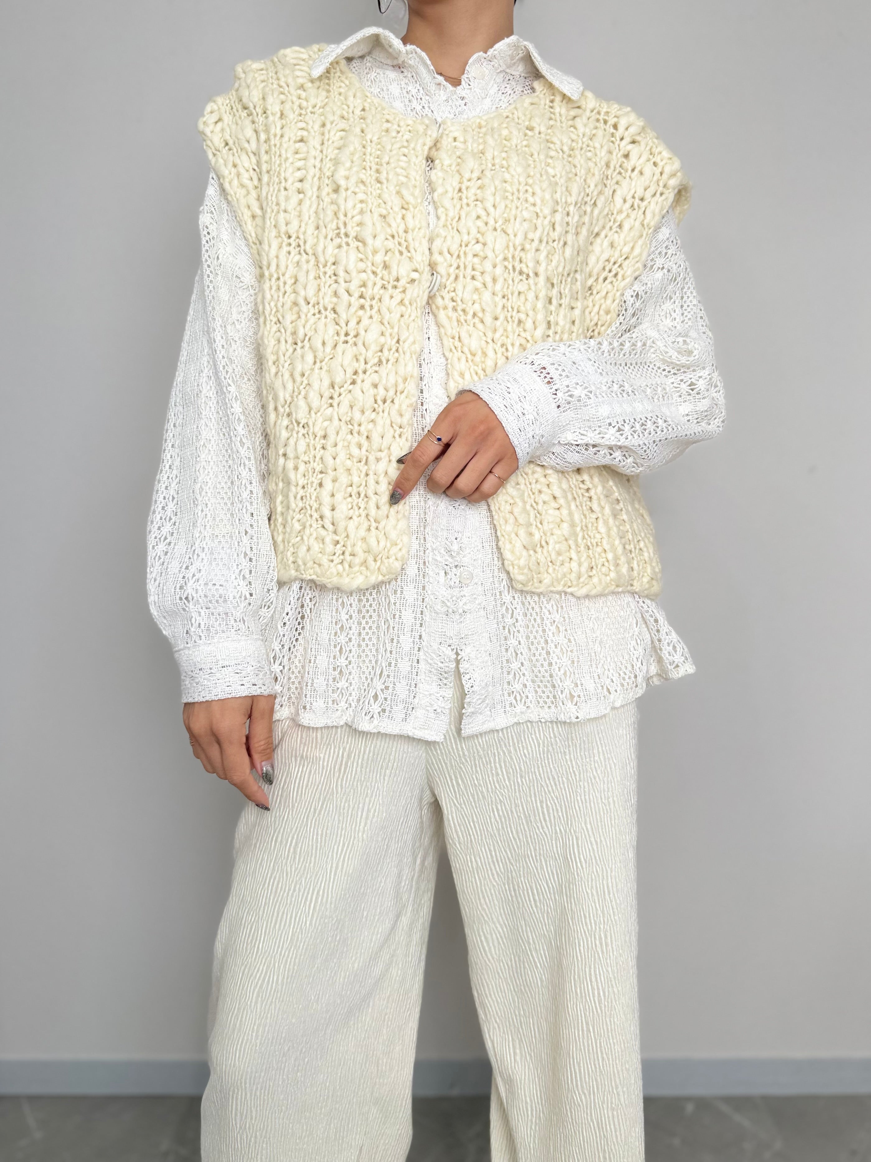 HAND KNIT VEST