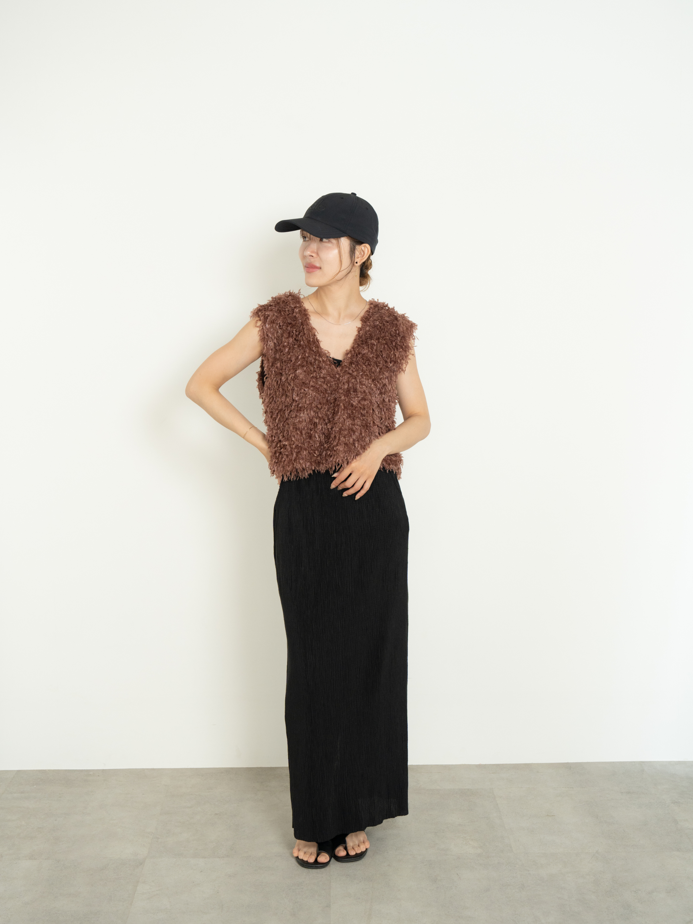 2WAY FRINGE VEST