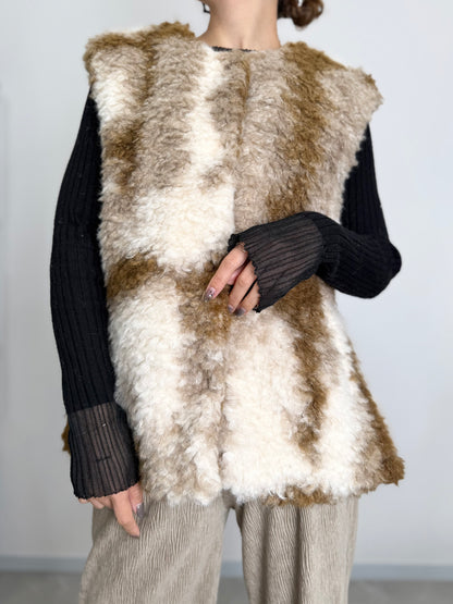 MIRAGE ART FUR VEST